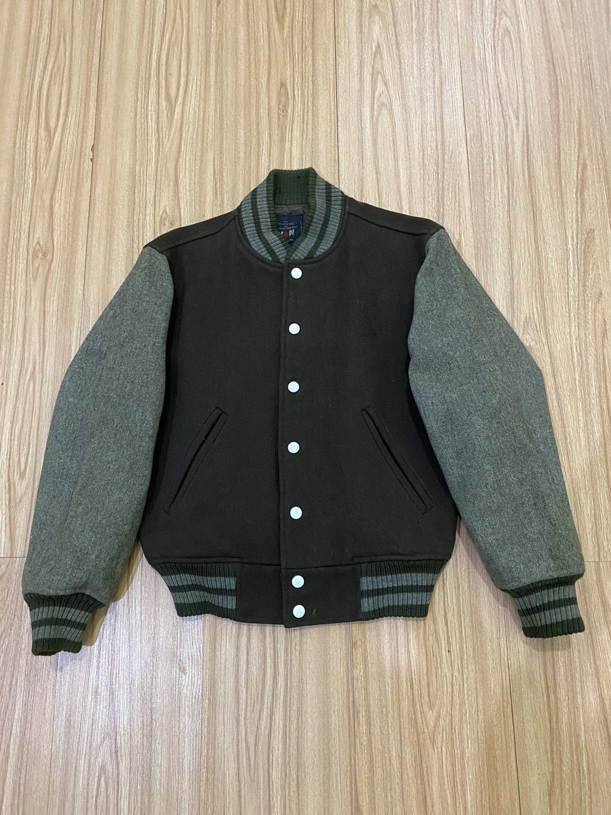 Van × Vintage Van Jacket Wool Varsity Jacket Size US S / EU 44-46 / 1 - 1 Thumbnail