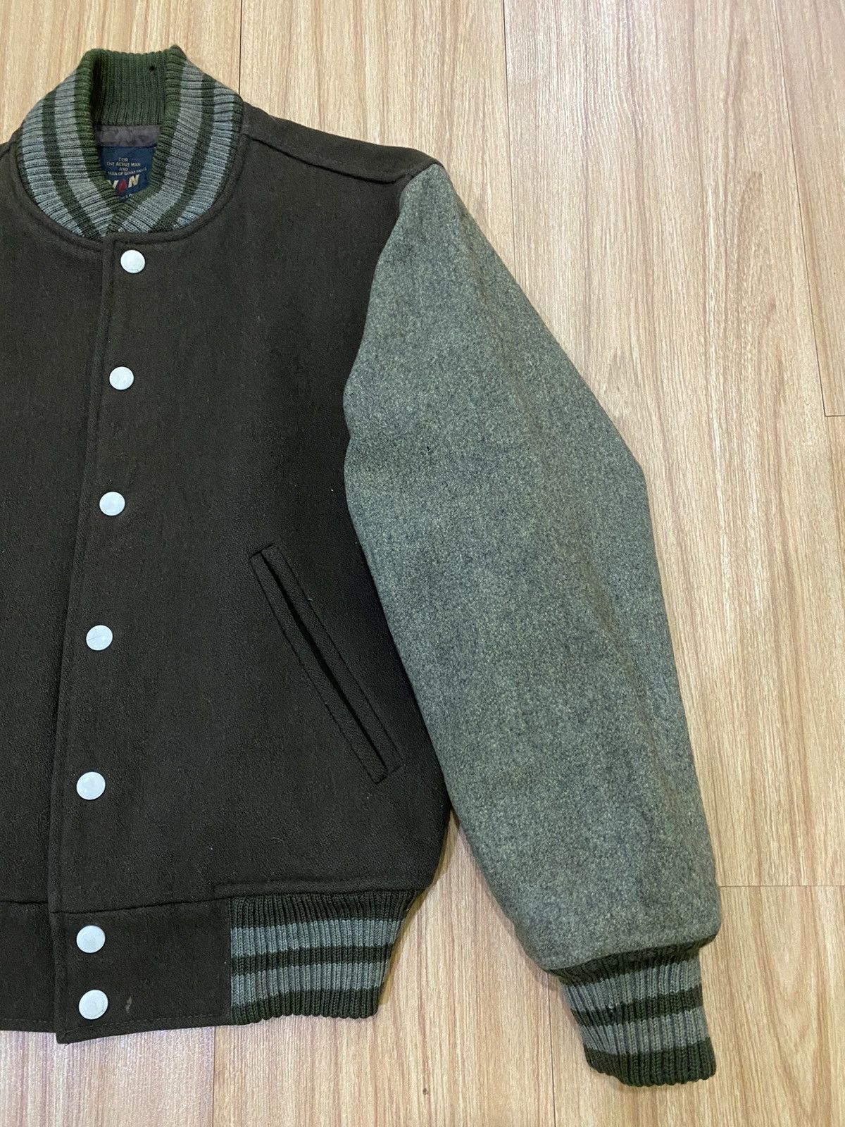 Van × Vintage Van Jacket Wool Varsity Jacket Size US S / EU 44-46 / 1 - 3 Thumbnail