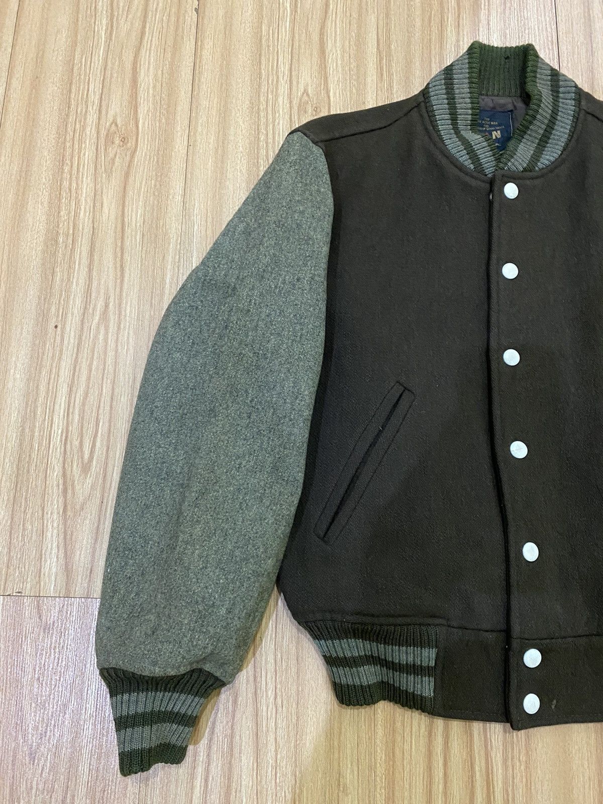Van × Vintage Van Jacket Wool Varsity Jacket Size US S / EU 44-46 / 1 - 4 Thumbnail