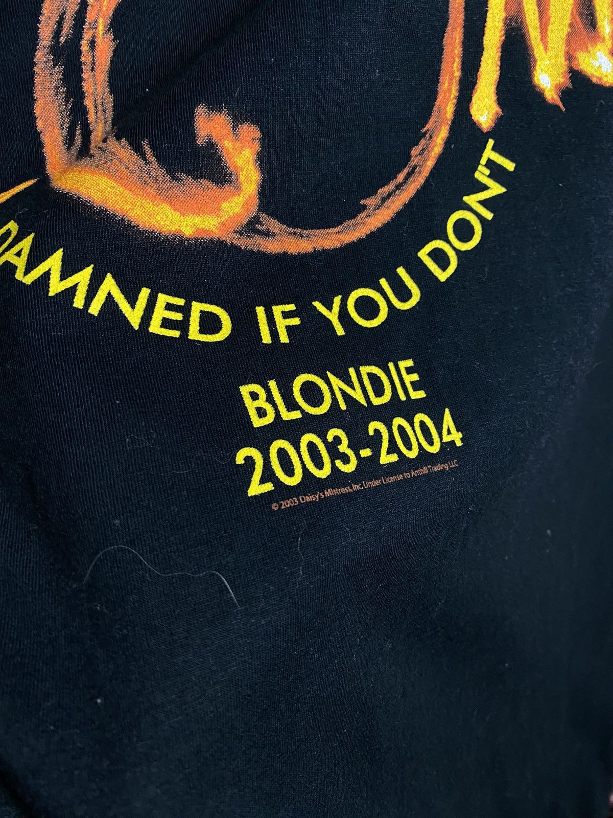Band Tees × Vintage Vintage Blondie streetwear band tee Size US L / EU 52-54 / 3 - 6 Thumbnail