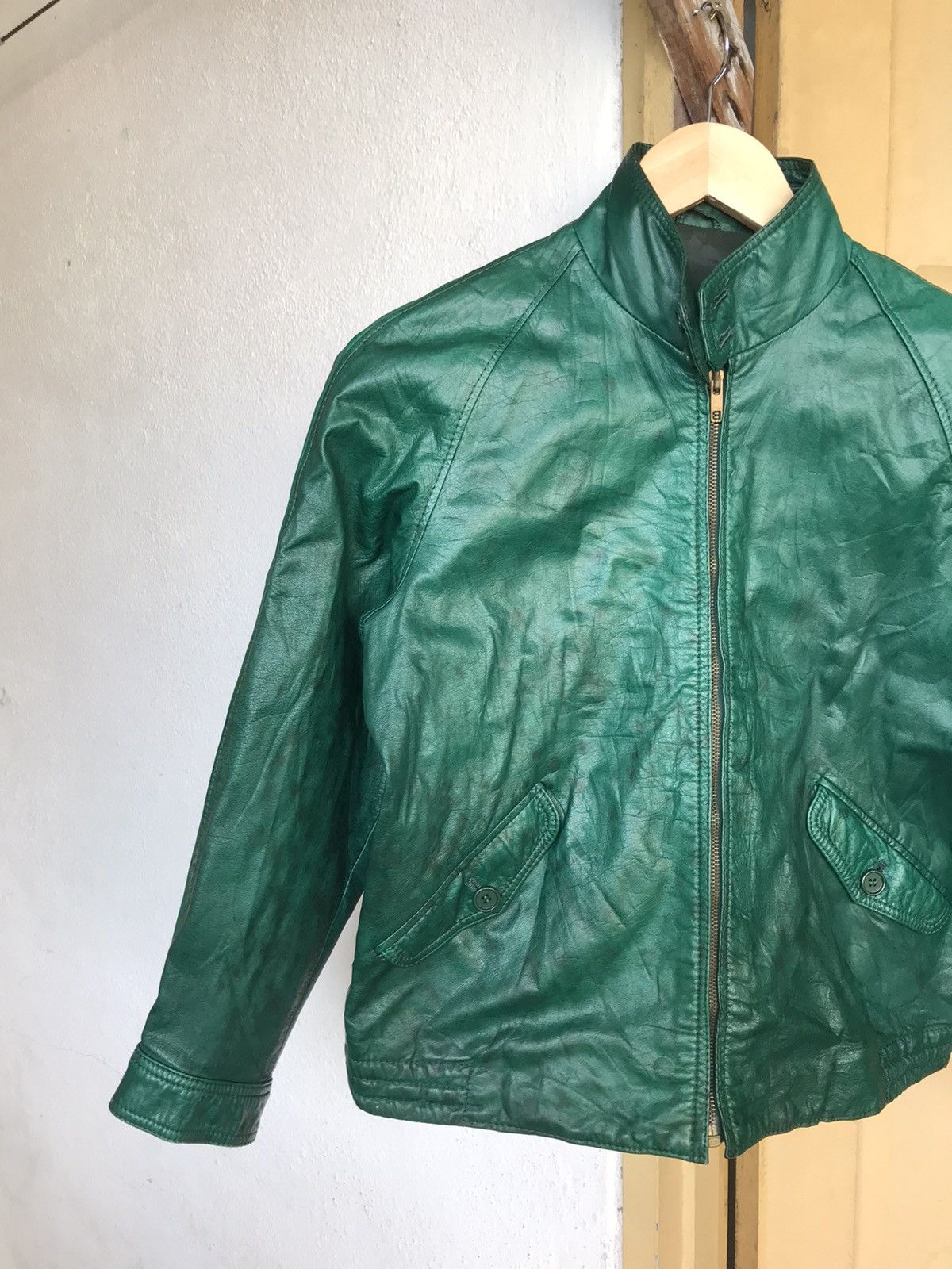 Takeo Kikuchi Nice❗️Half Moon by Takeo Kikuchi Leather Jacket Women Size M / US 6-8 / IT 42-44 - 4 Thumbnail