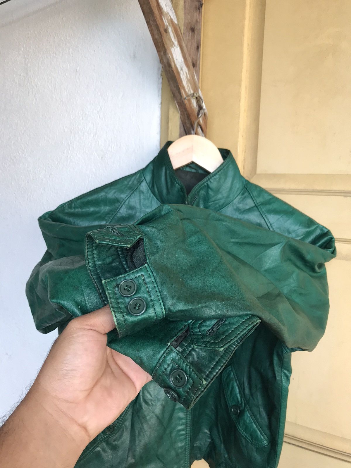 Takeo Kikuchi Nice❗️Half Moon by Takeo Kikuchi Leather Jacket Women Size M / US 6-8 / IT 42-44 - 8 Thumbnail