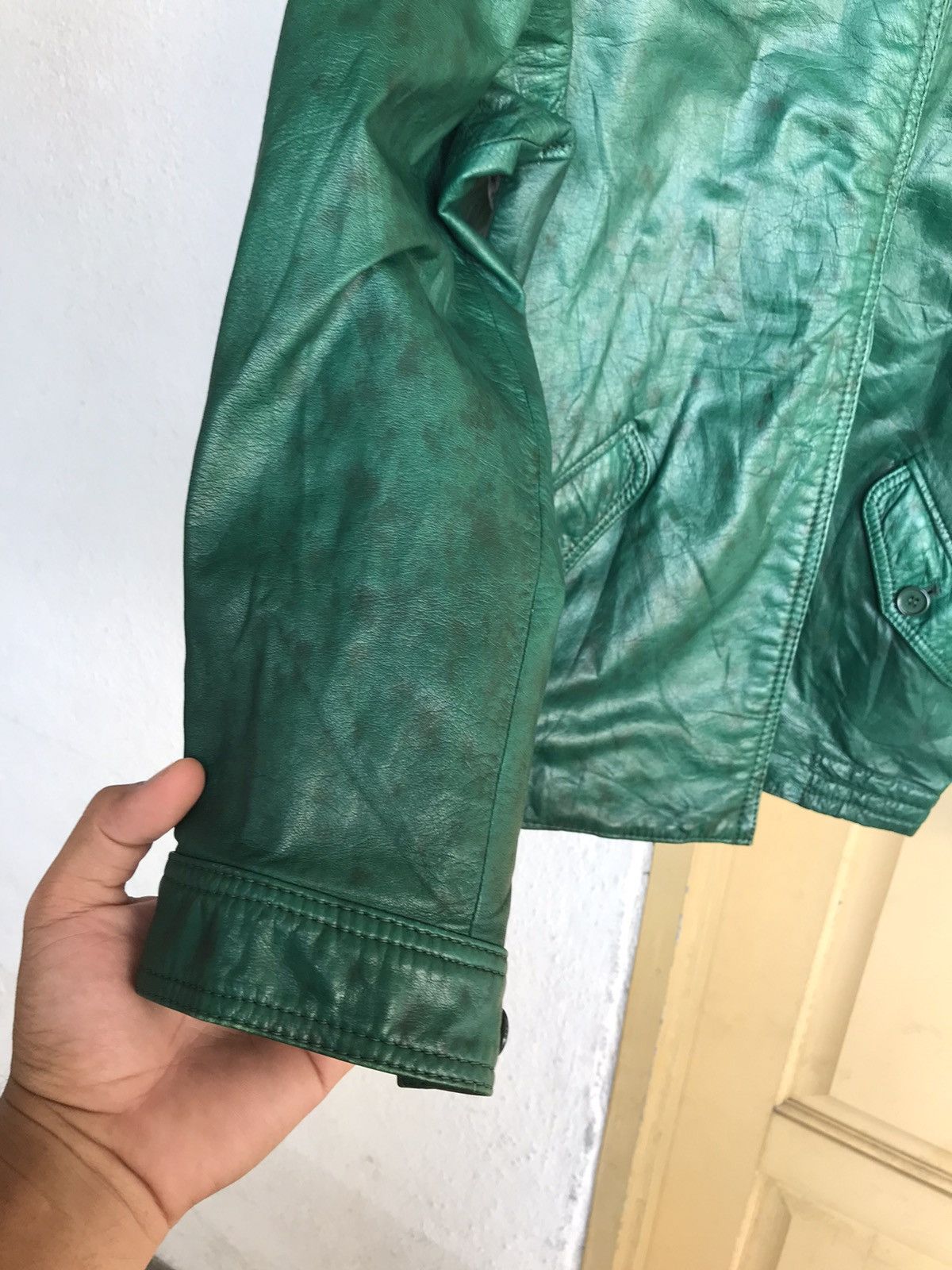 Takeo Kikuchi Nice❗️Half Moon by Takeo Kikuchi Leather Jacket Women Size M / US 6-8 / IT 42-44 - 7 Thumbnail