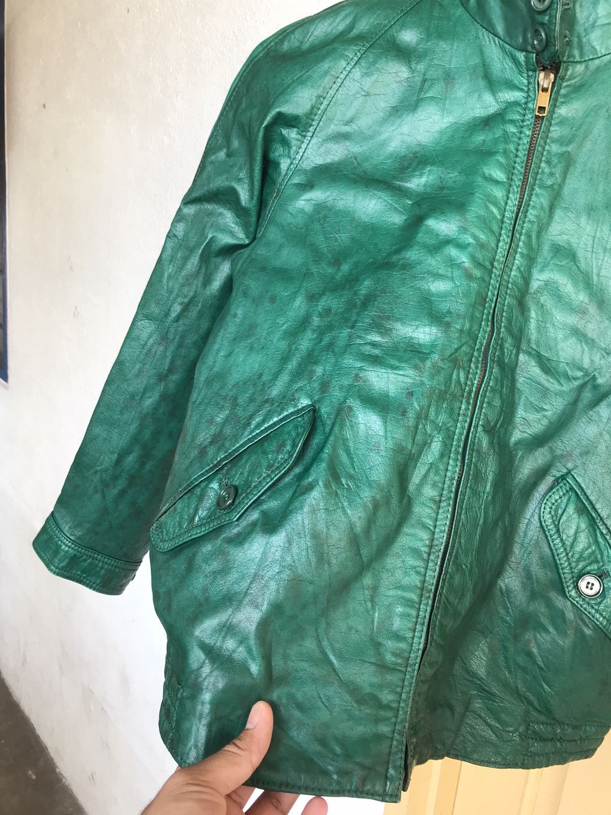 Takeo Kikuchi Nice❗️Half Moon by Takeo Kikuchi Leather Jacket Women Size M / US 6-8 / IT 42-44 - 10 Thumbnail