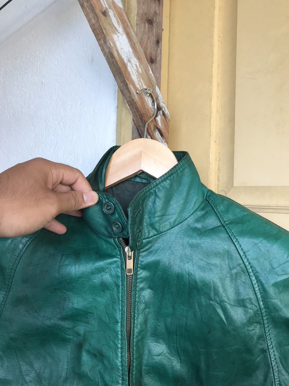 Takeo Kikuchi Nice❗️Half Moon by Takeo Kikuchi Leather Jacket Women Size M / US 6-8 / IT 42-44 - 5 Thumbnail