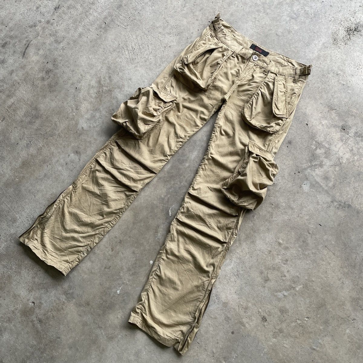 Japanese Brand RARE🔥 Vintage Japanese Brand 3D Pocket Tactical Cargo Pants Size US 33 - 2 Thumbnail