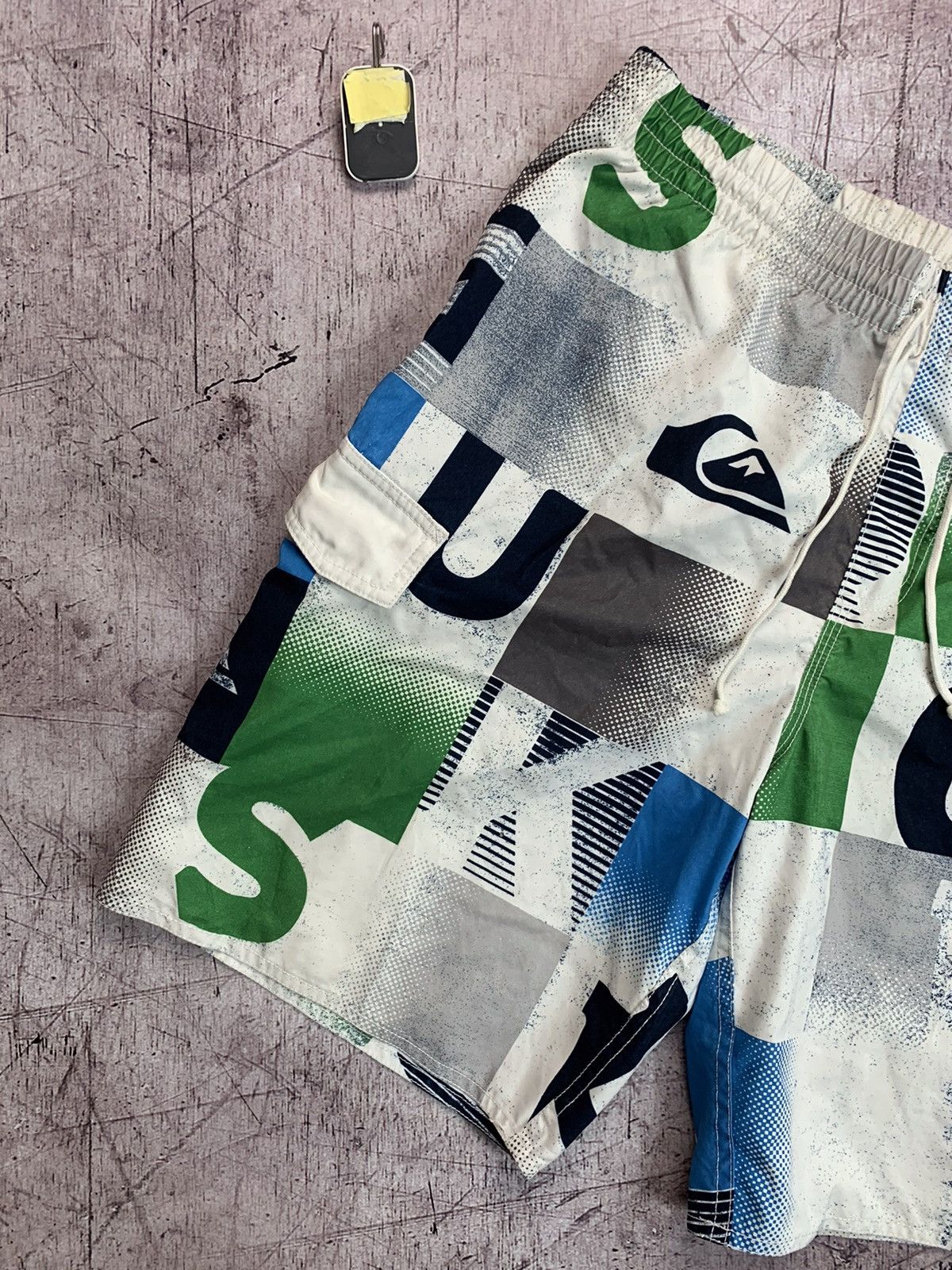 Quiksilver × Vintage Quiksilver Vintage Mens Surf Style Shorts Size US 34 / EU 50 - 3 Thumbnail