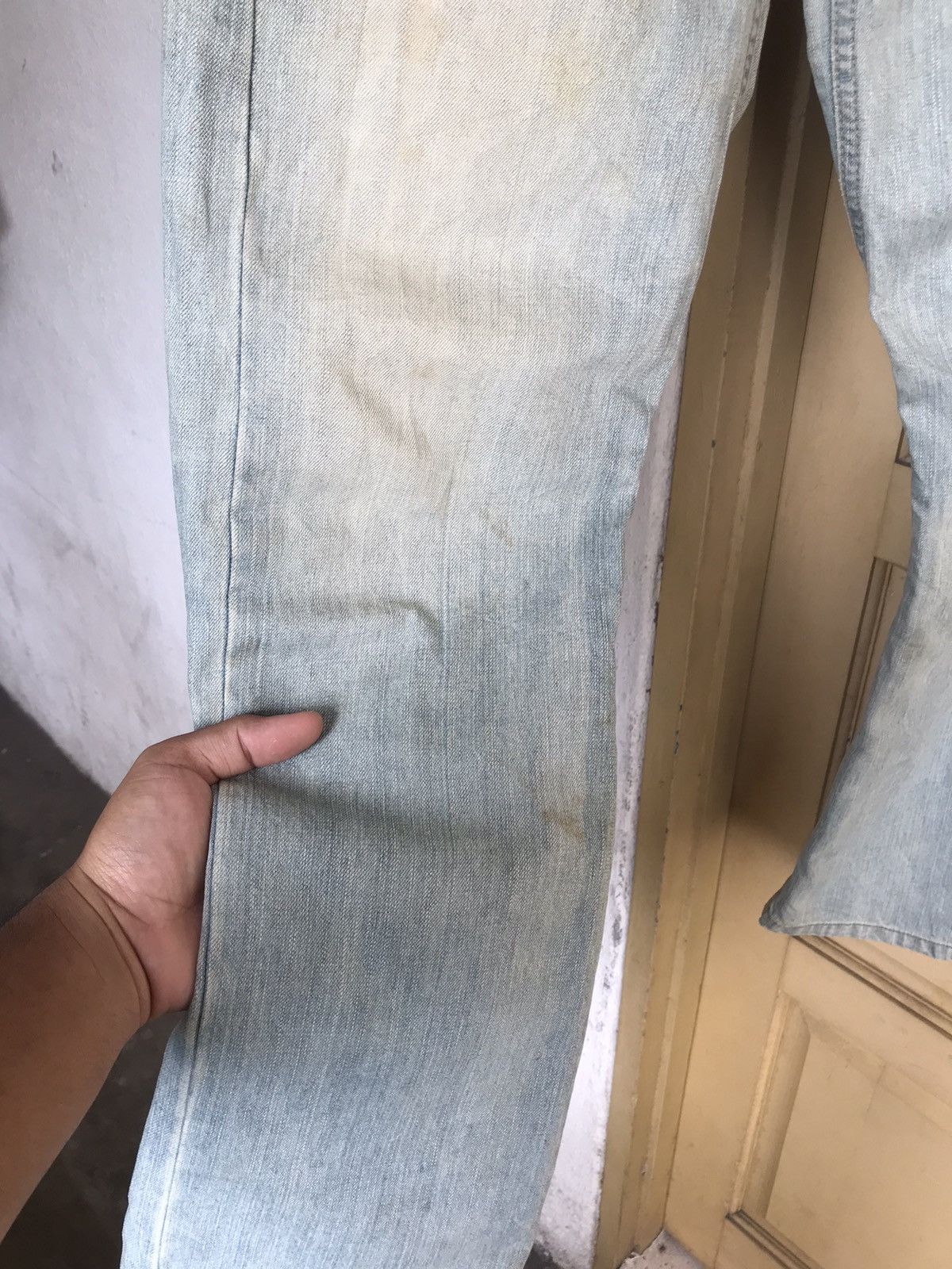 Japanese Brand Nice❗️Bethplace Distressed Straight Cut Jeans Size US 32 / EU 48 - 7 Thumbnail