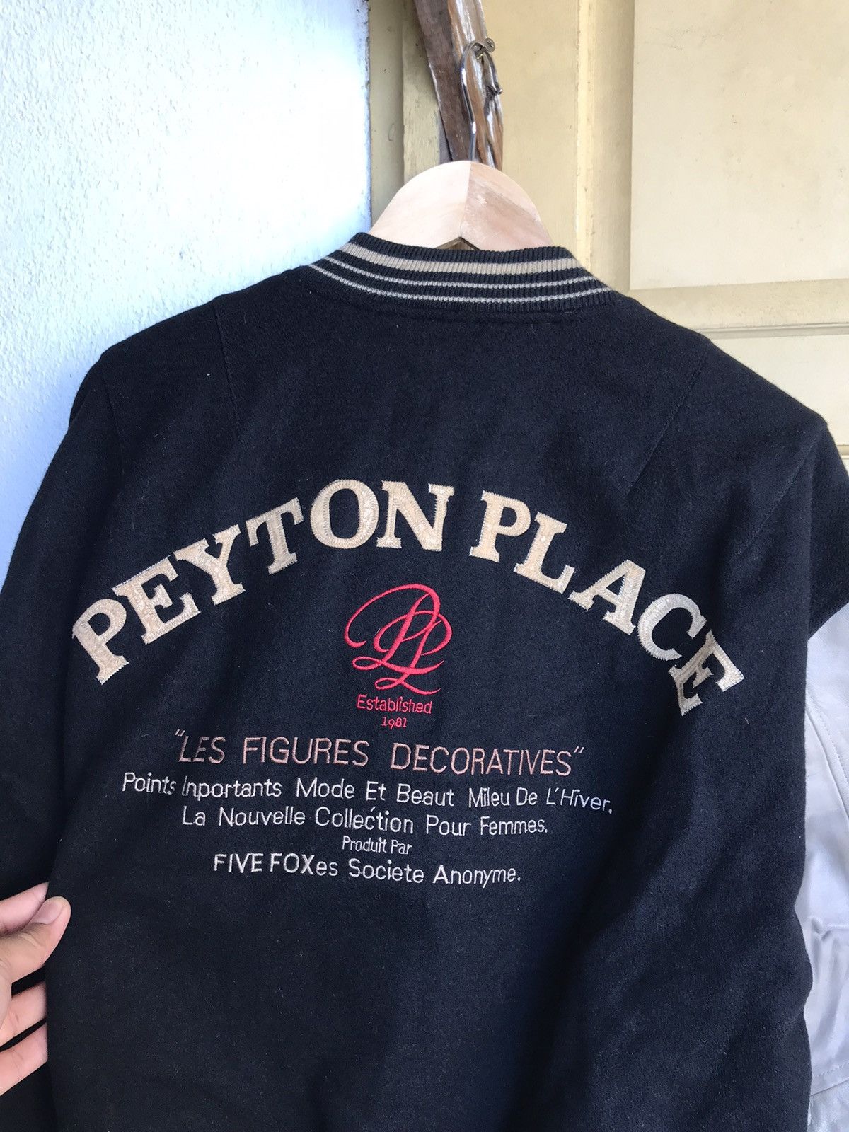 Japanese Brand Vintage PPFM Peyton Place Arm Leather Varsity Jackets Size US M / EU 48-50 / 2 - 11 Thumbnail