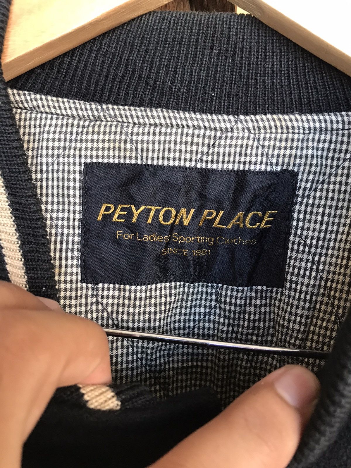 Japanese Brand Vintage PPFM Peyton Place Arm Leather Varsity Jackets Size US M / EU 48-50 / 2 - 18 Thumbnail