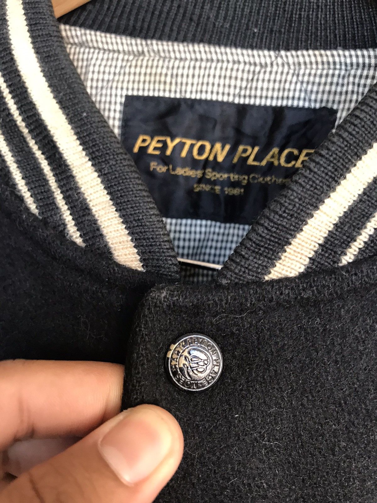 Japanese Brand Vintage PPFM Peyton Place Arm Leather Varsity Jackets Size US M / EU 48-50 / 2 - 5 Thumbnail
