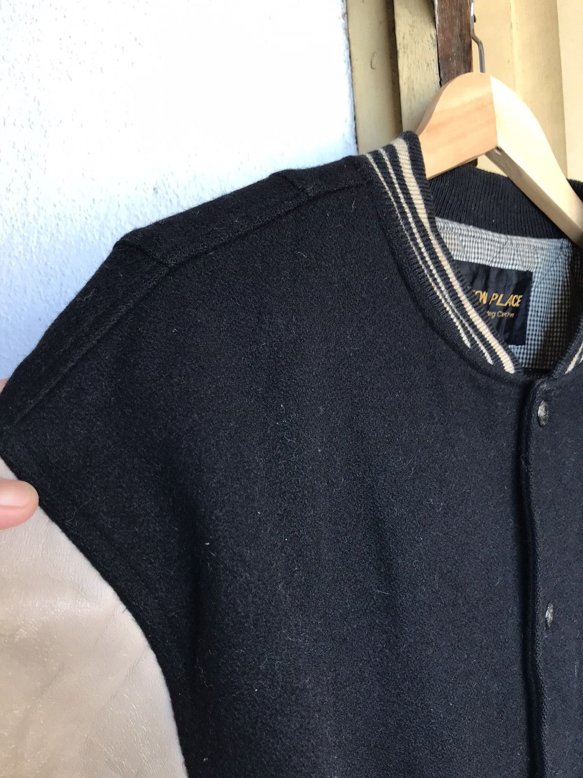Japanese Brand Vintage PPFM Peyton Place Arm Leather Varsity Jackets Size US M / EU 48-50 / 2 - 6 Thumbnail