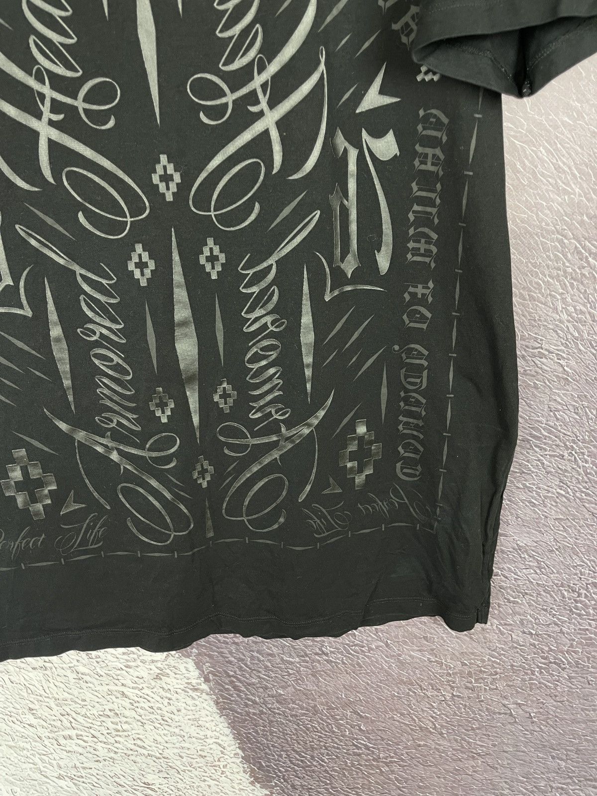 Marcelo Burlon Marcelo Burlon perfection armored fleart all print tee shirt Size US L / EU 52-54 / 3 - 7 Thumbnail