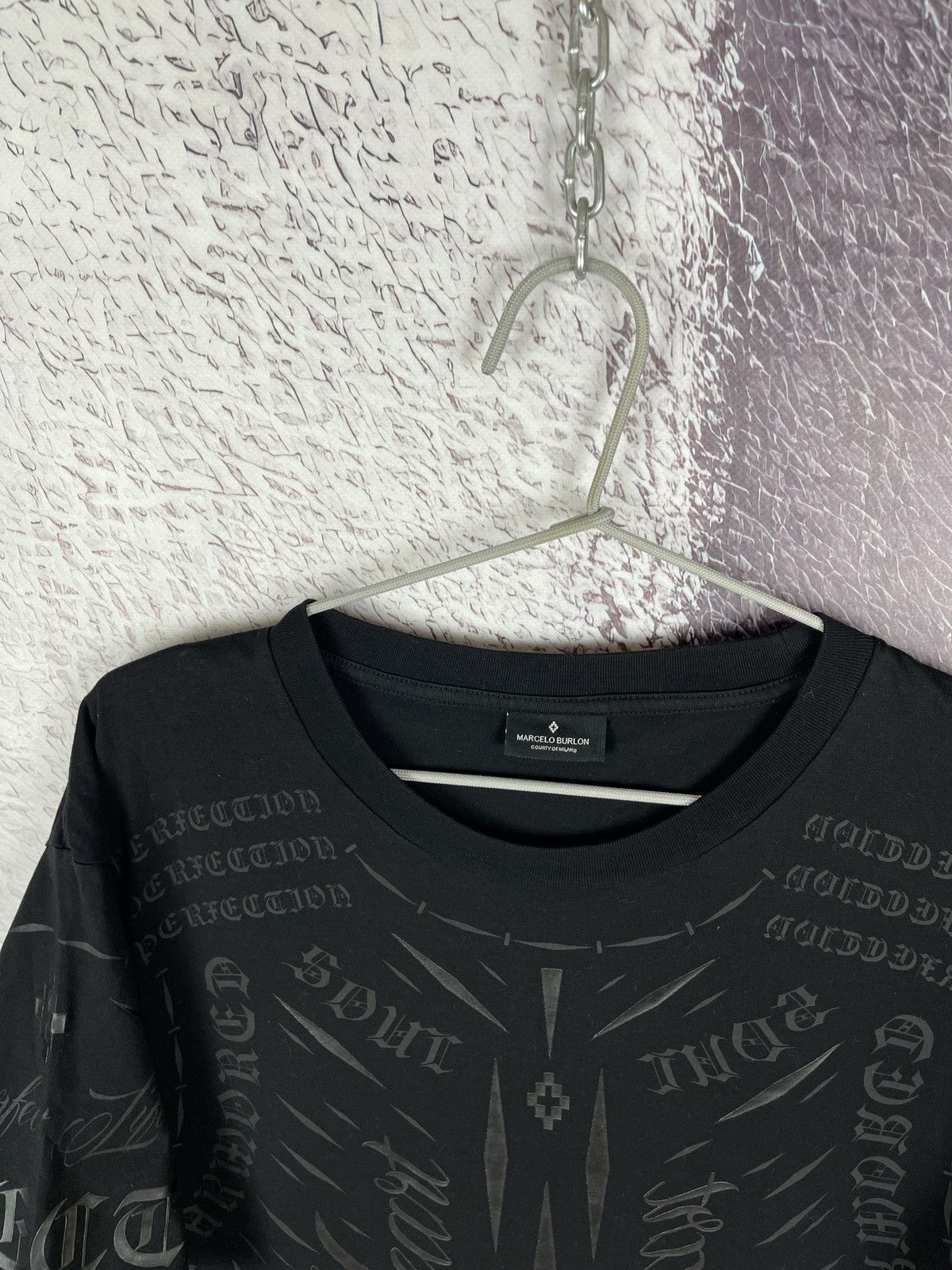 Marcelo Burlon Marcelo Burlon perfection armored fleart all print tee shirt Size US L / EU 52-54 / 3 - 5 Thumbnail