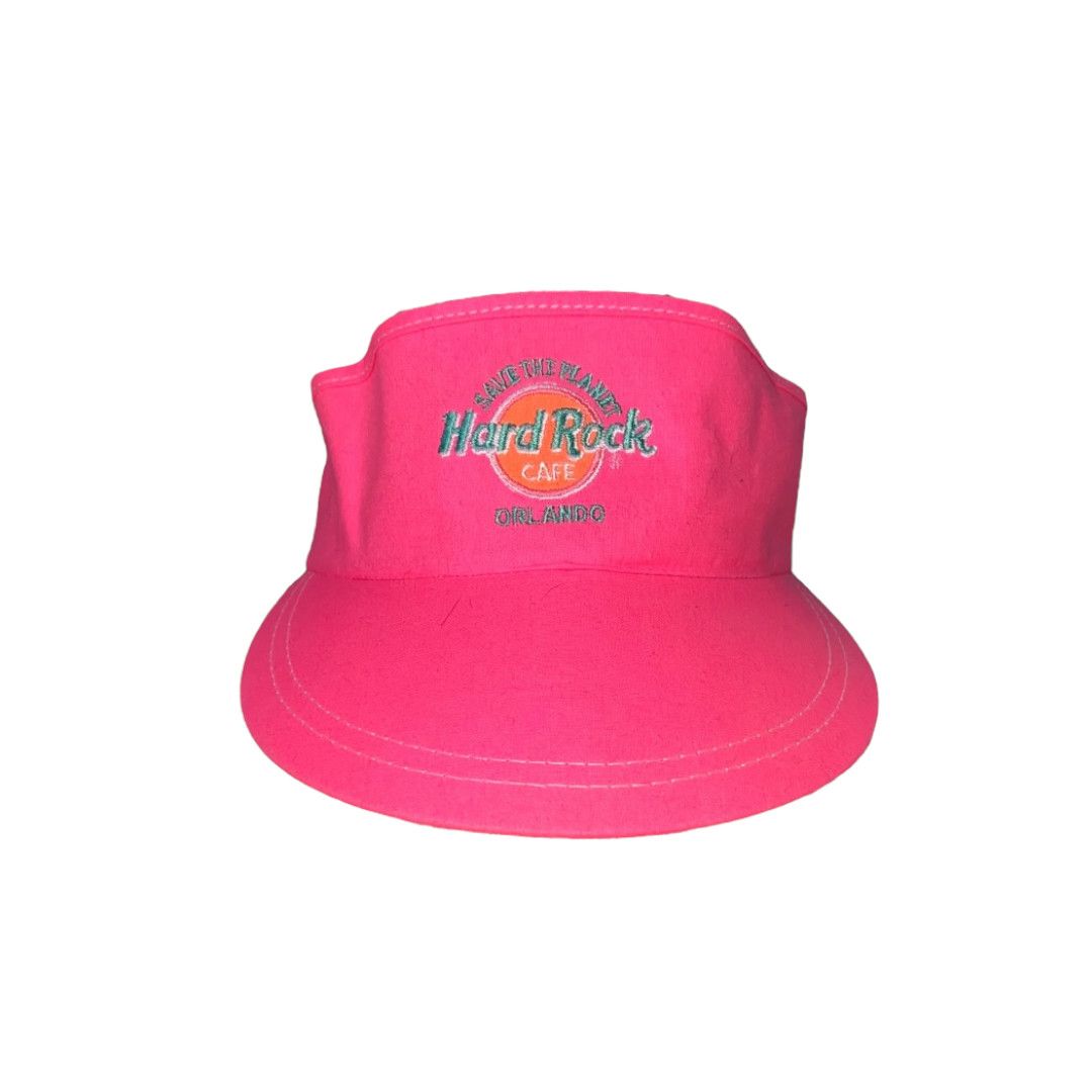 Hard Rock Cafe 🏁 Hard Rock Café Orlando Vintage Visor 🏁 Size ONE SIZE - 1 Thumbnail