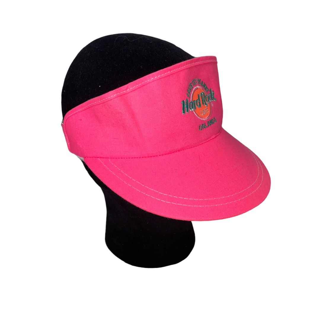 Hard Rock Cafe 🏁 Hard Rock Café Orlando Vintage Visor 🏁 Size ONE SIZE - 3 Thumbnail