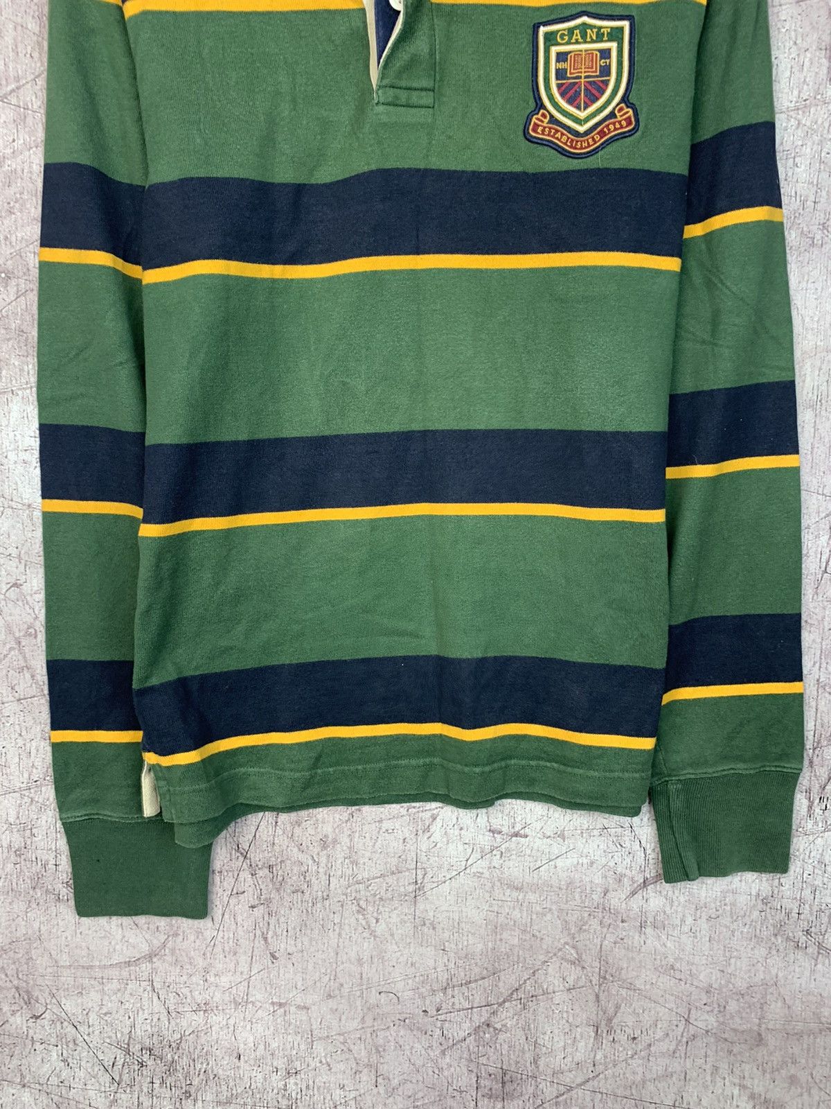 Gant × Vintage Gant Vintage Mens Rugby Long Sleeve Polo Shirt Size US M / EU 48-50 / 2 - 3 Thumbnail