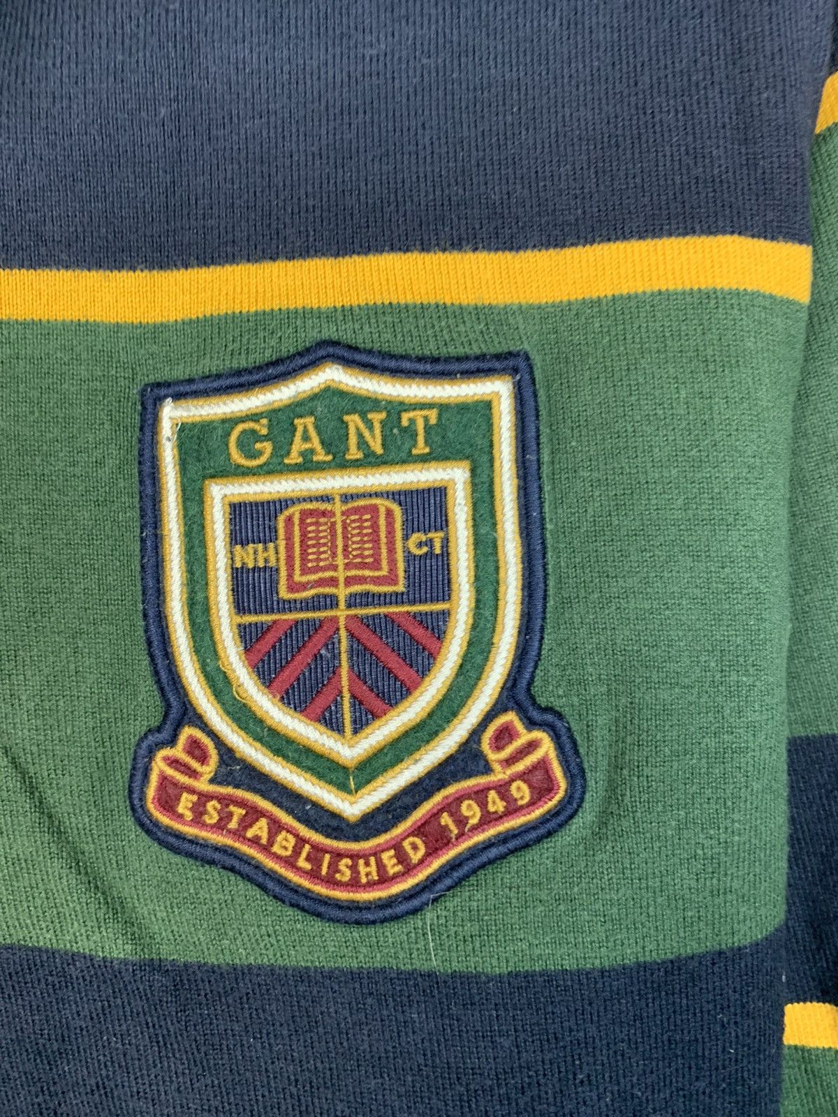 Gant × Vintage Gant Vintage Mens Rugby Long Sleeve Polo Shirt Size US M / EU 48-50 / 2 - 6 Thumbnail