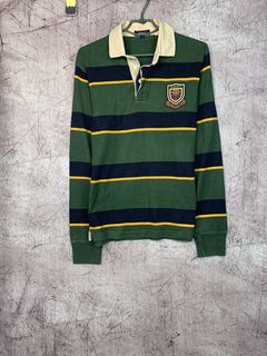 Vintage GANT USA Sailling Rugger Polos Rugby Shirt Multicolour