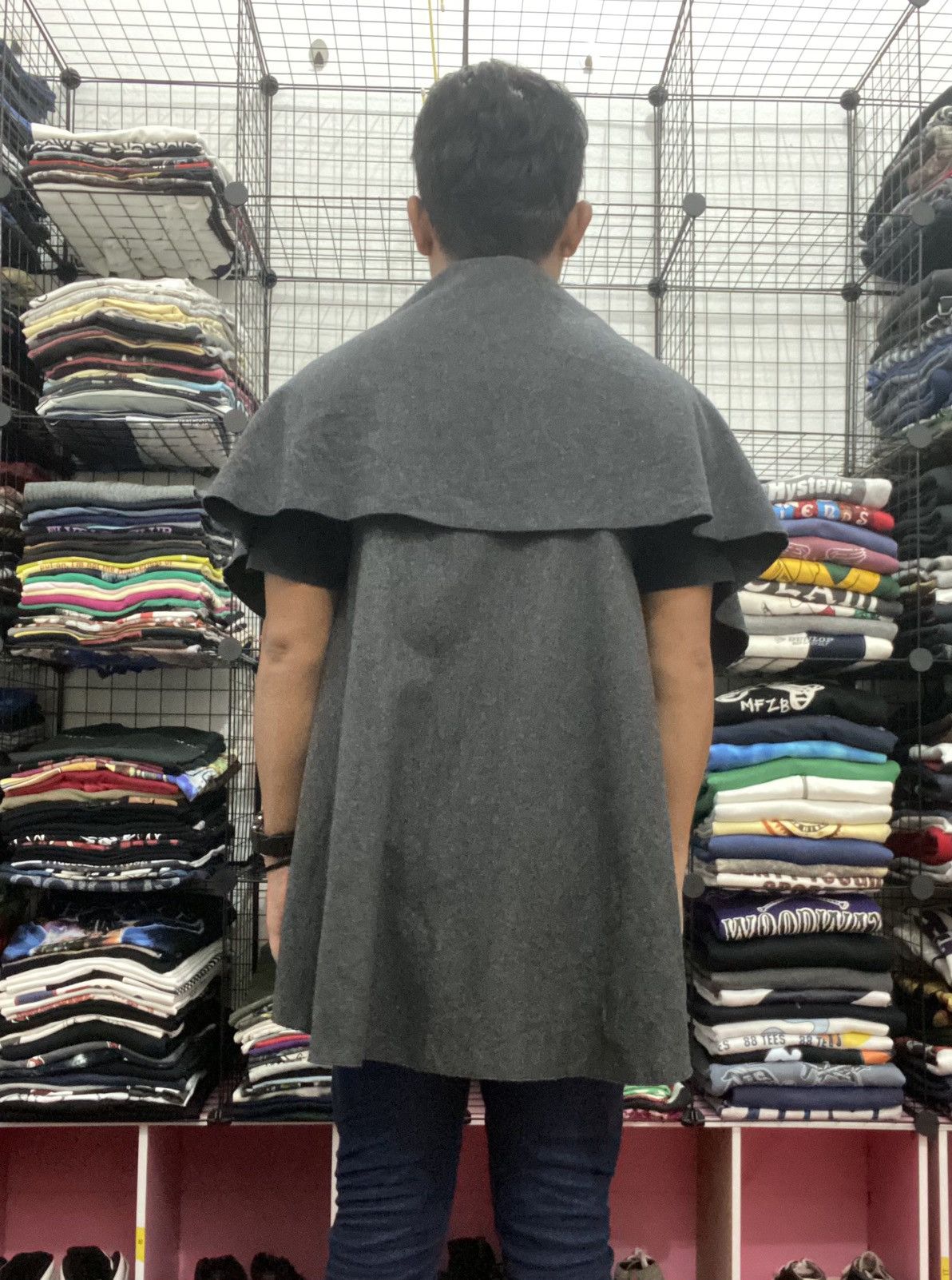Issey Miyake × Japanese Brand Atsuro Tayama Cardigan Wool Fabric Nice Design Size US XS / EU 42 / 0 - 4 Thumbnail
