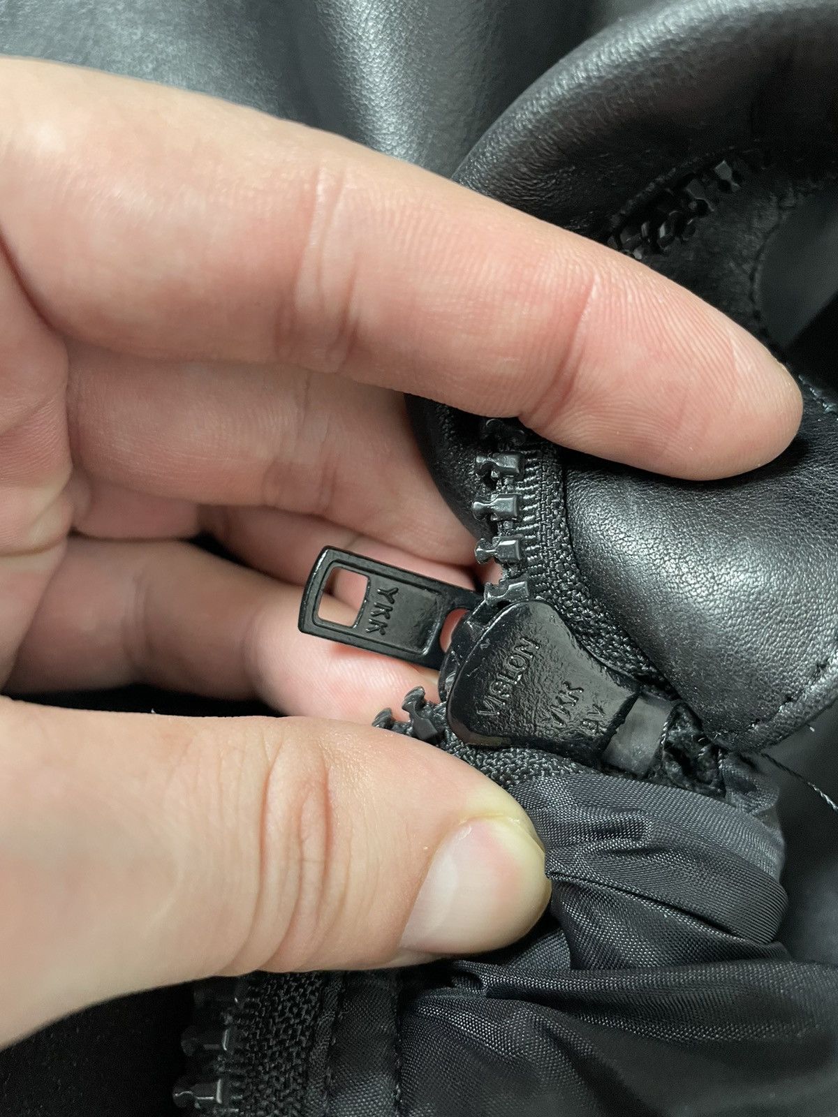 20471120 × Japanese Brand Vintage leather pants bondage Motorcycle travis Size US 37 - 5 Thumbnail