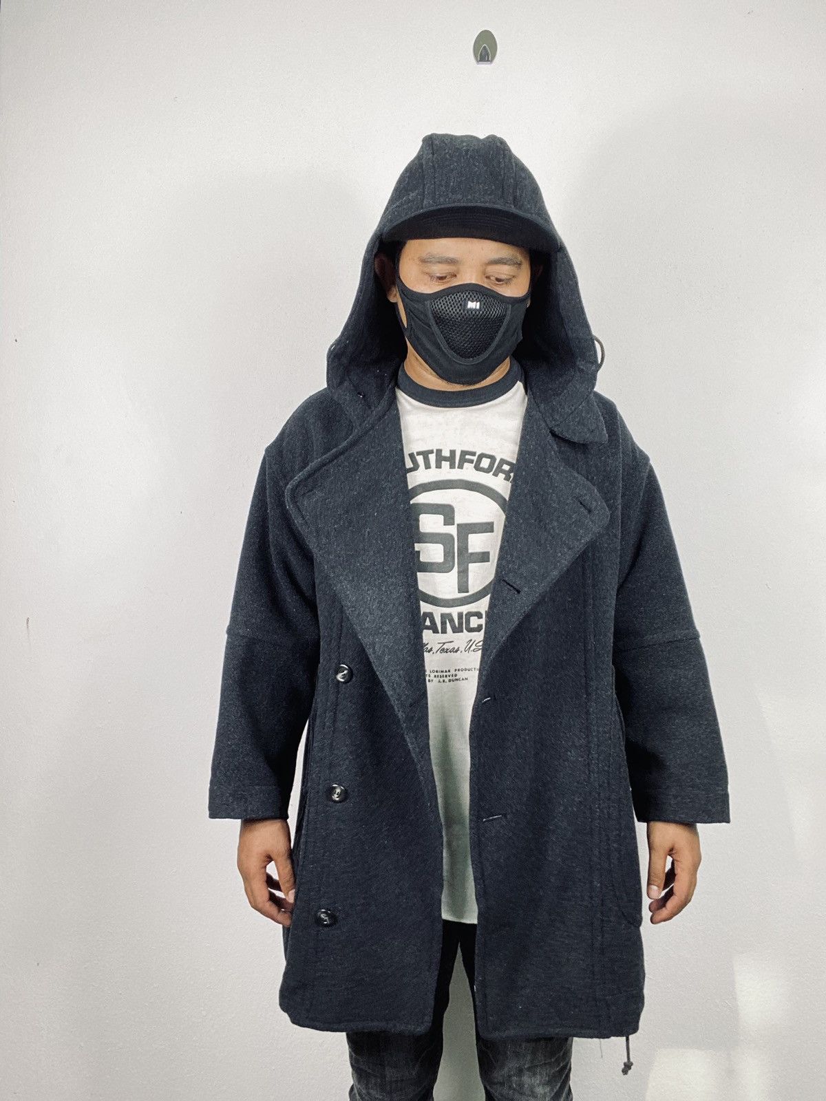 Designer × Hai Sporting Gear × Issey Miyake Hai Sporting Gear OverSize Wool Jacket Hoddies Winter Style Size US M / EU 48-50 / 2 - 15 Thumbnail