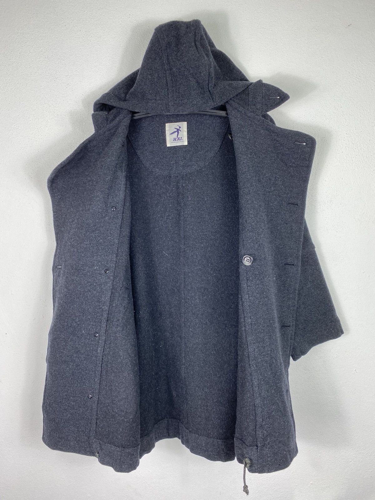 Designer × Hai Sporting Gear × Issey Miyake Hai Sporting Gear OverSize Wool Jacket Hoddies Winter Style Size US M / EU 48-50 / 2 - 4 Thumbnail