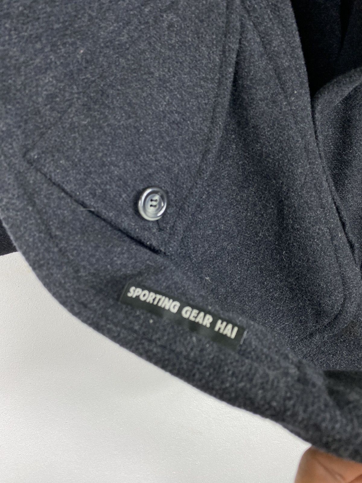 Designer × Hai Sporting Gear × Issey Miyake Hai Sporting Gear OverSize Wool Jacket Hoddies Winter Style Size US M / EU 48-50 / 2 - 13 Thumbnail