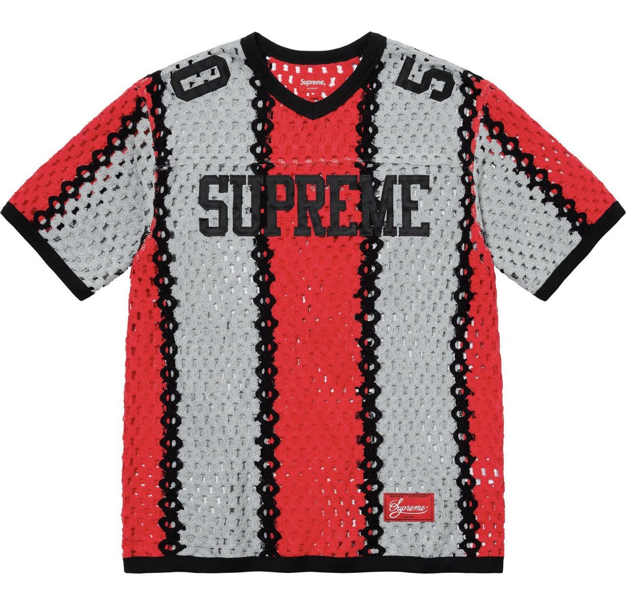 Supreme Crochet Football Jersey Grailed