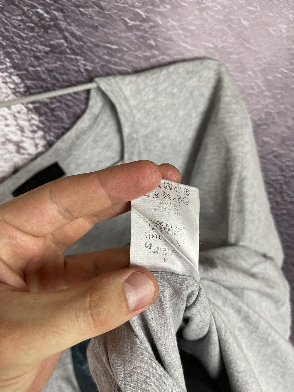 Alexander McQueen Alexander McQueen made in Italy grey big skull tee shirt Size US M / EU 48-50 / 2 - 8 Thumbnail