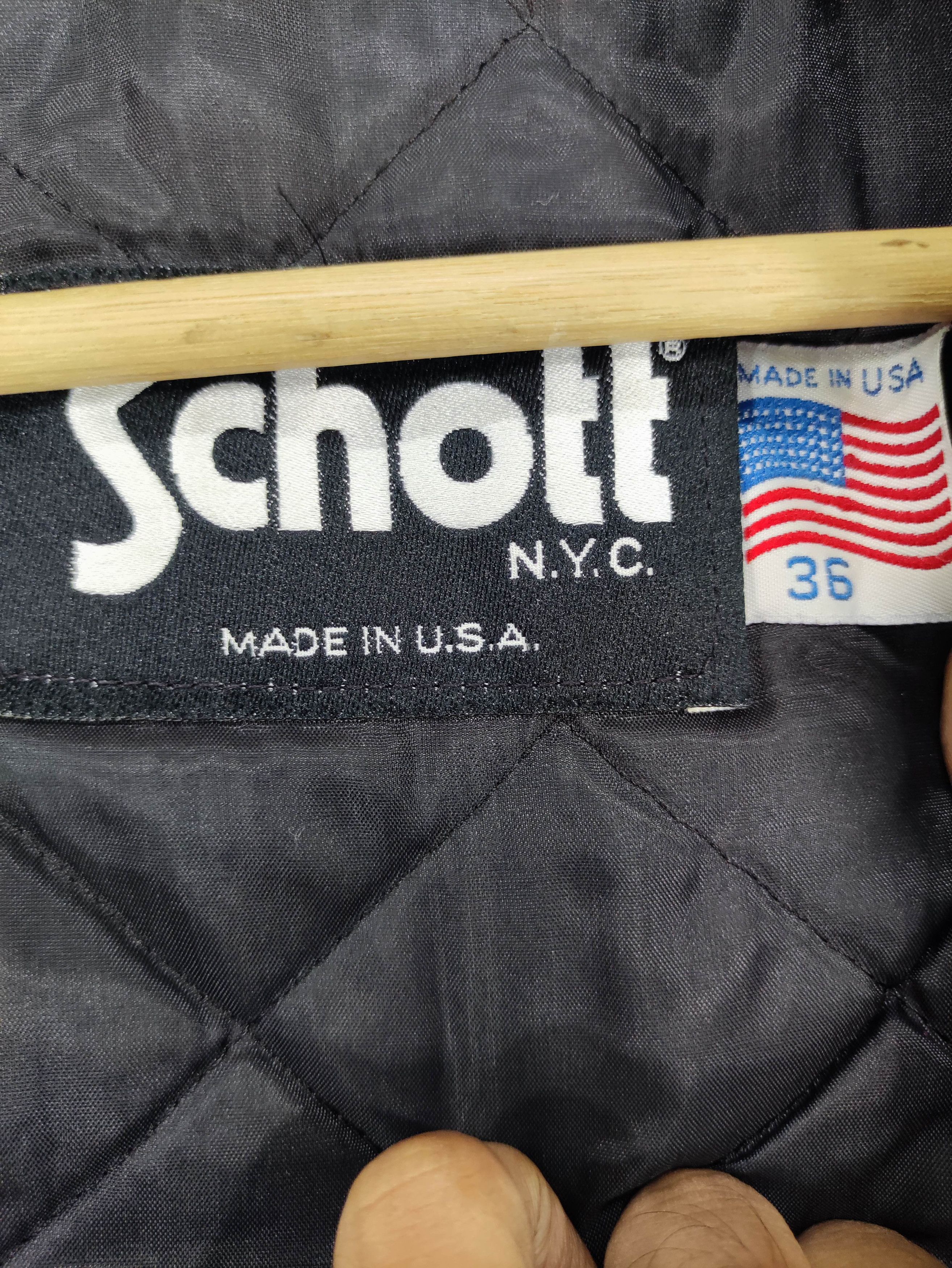 Schott Vintage Schott Varsity Wool Jacket Leather Sleeve Size US L / EU 52-54 / 3 - 8 Thumbnail
