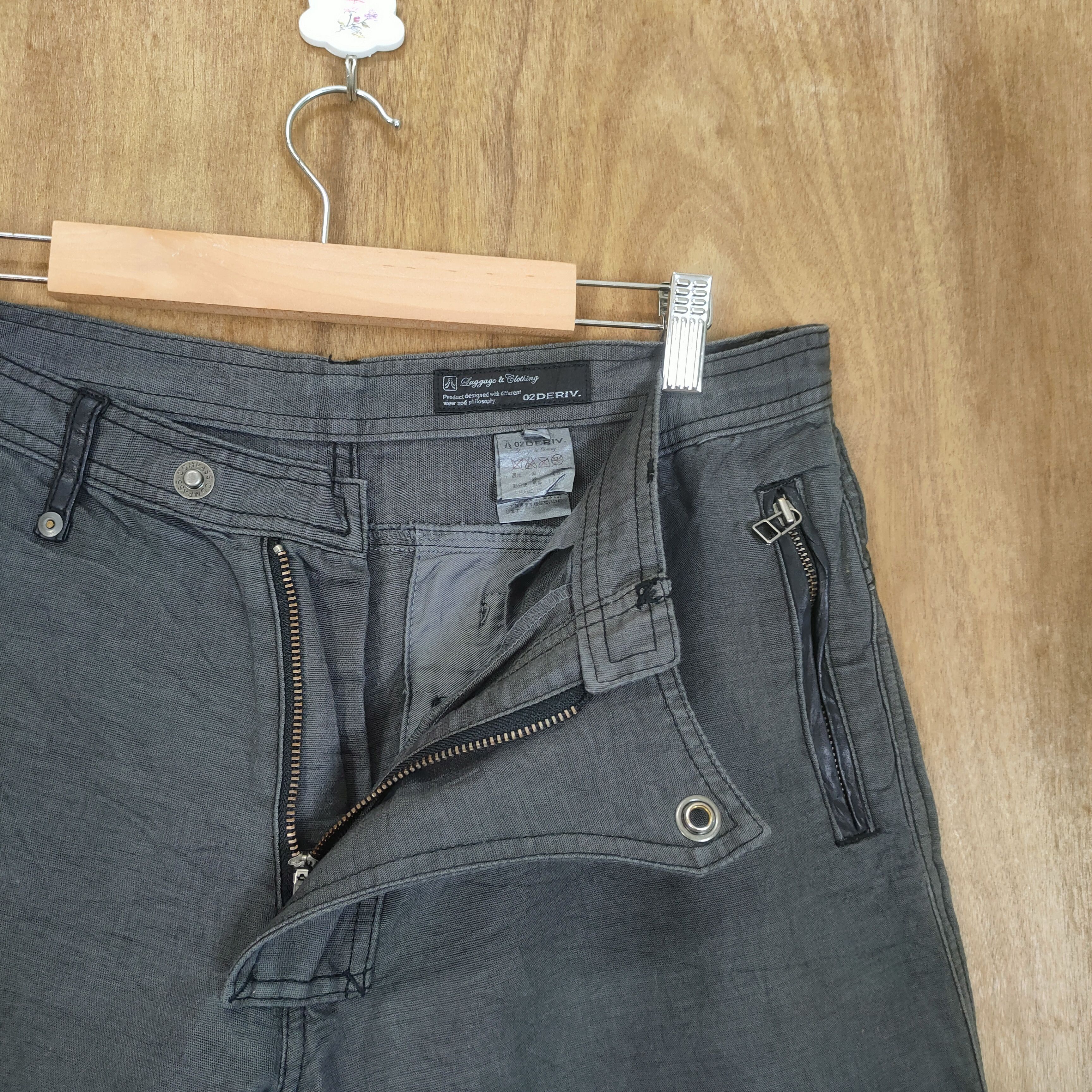 02DERIV. VINTAGE 02DERIV FADED CARGO PANTS ZIPPER LEG Size US 32 / EU 48 - 18 Thumbnail