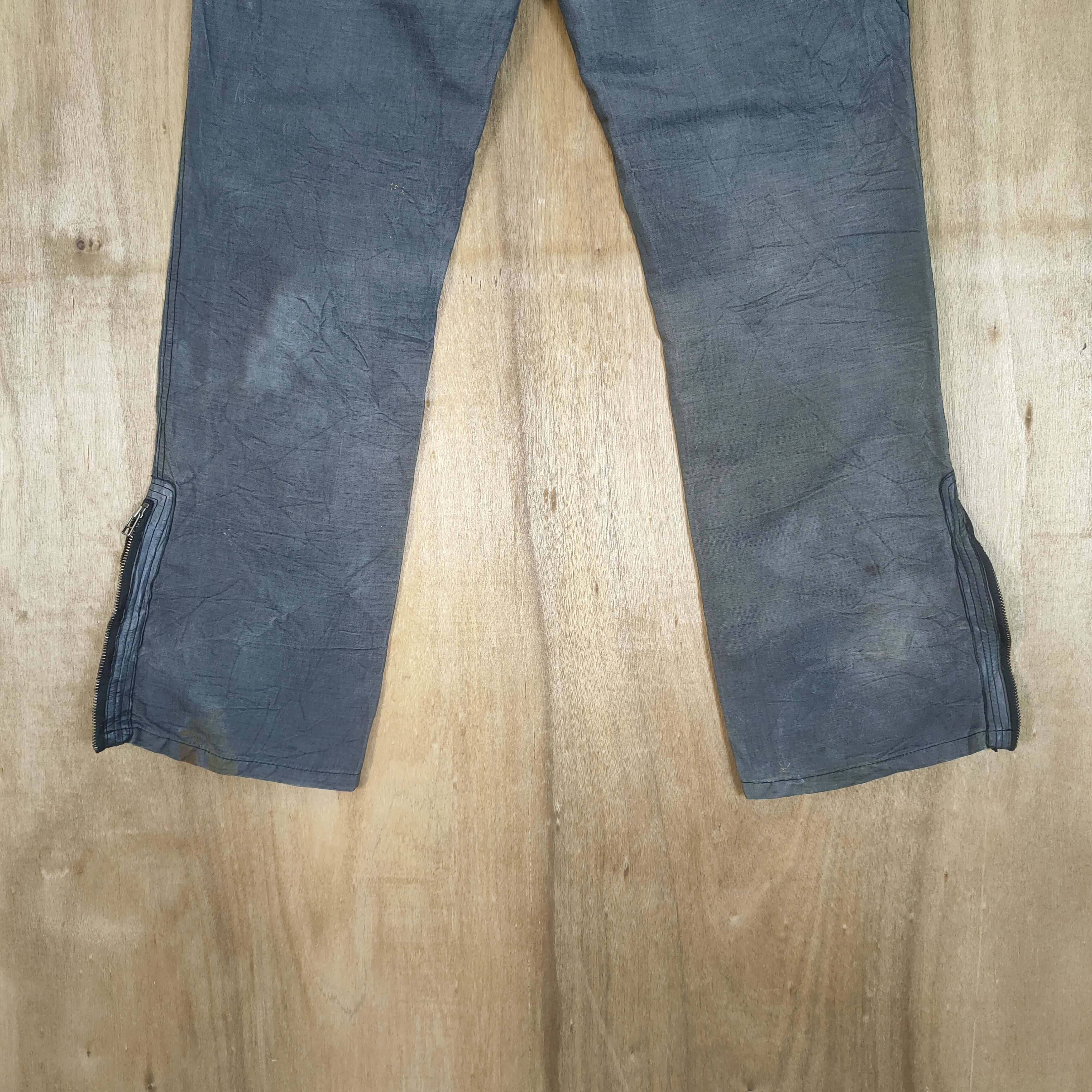 02DERIV. VINTAGE 02DERIV FADED CARGO PANTS ZIPPER LEG Size US 32 / EU 48 - 11 Thumbnail