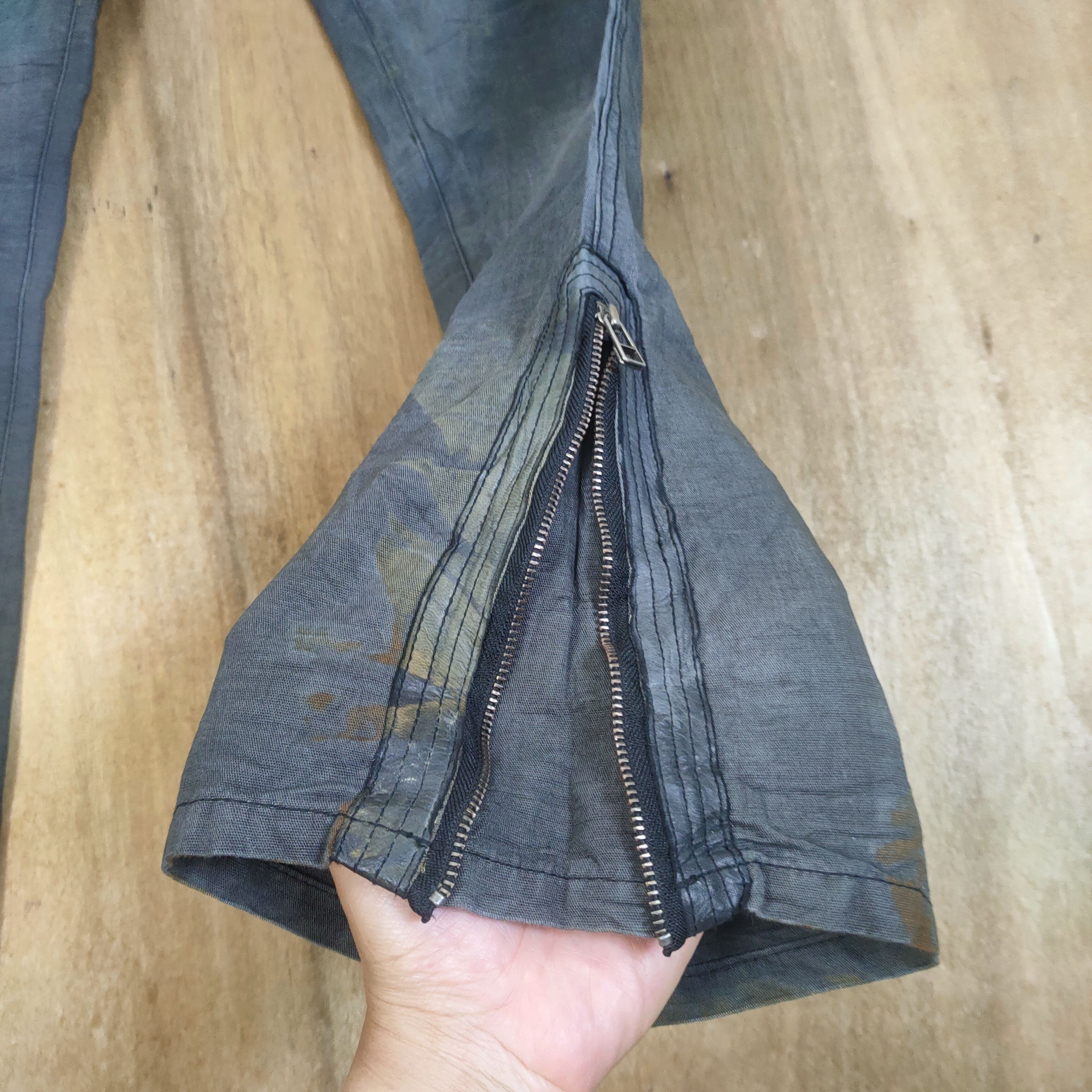 02DERIV. VINTAGE 02DERIV FADED CARGO PANTS ZIPPER LEG Size US 32 / EU 48 - 13 Thumbnail