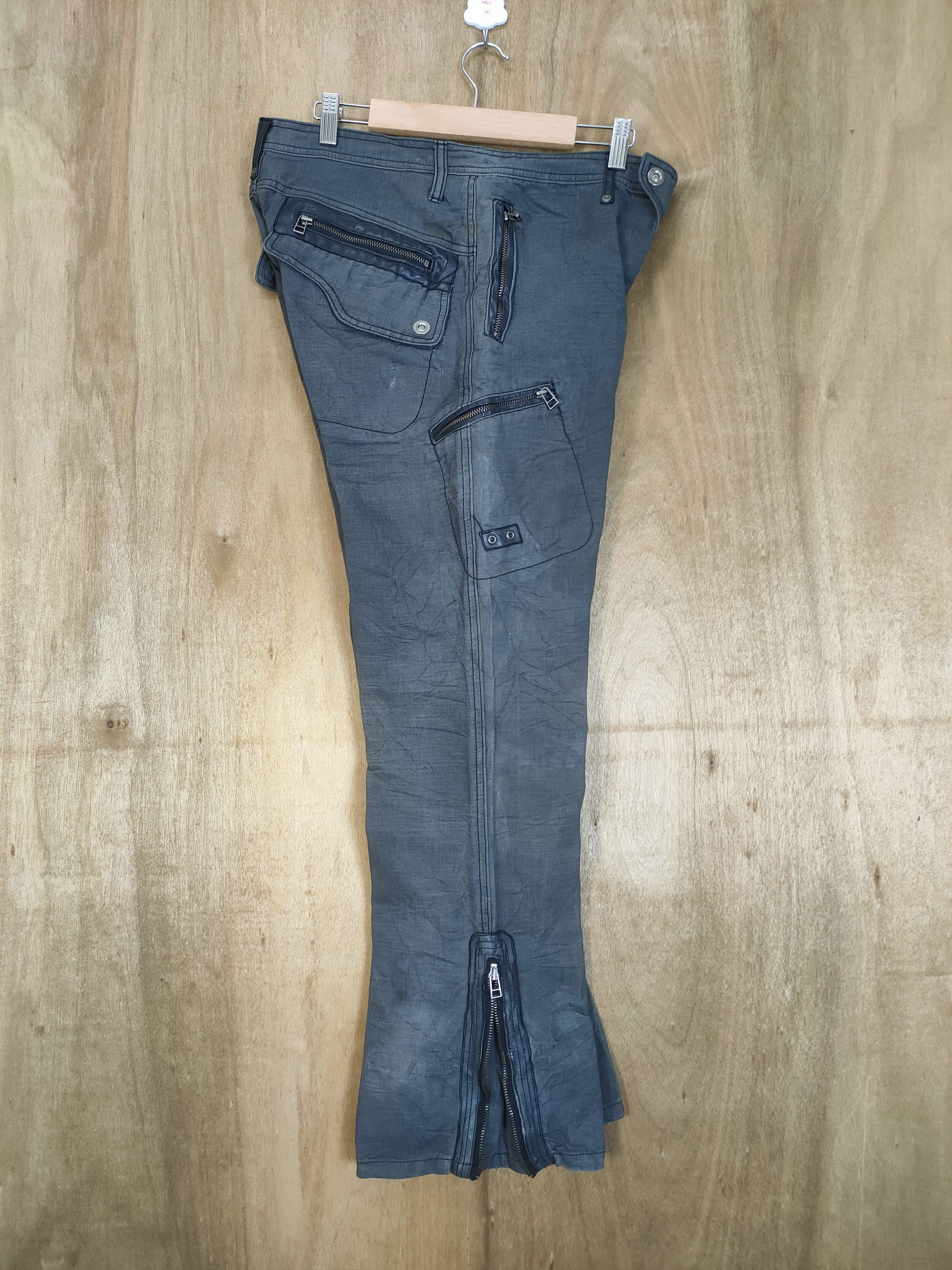 02DERIV. VINTAGE 02DERIV FADED CARGO PANTS ZIPPER LEG Size US 32 / EU 48 - 1 Thumbnail