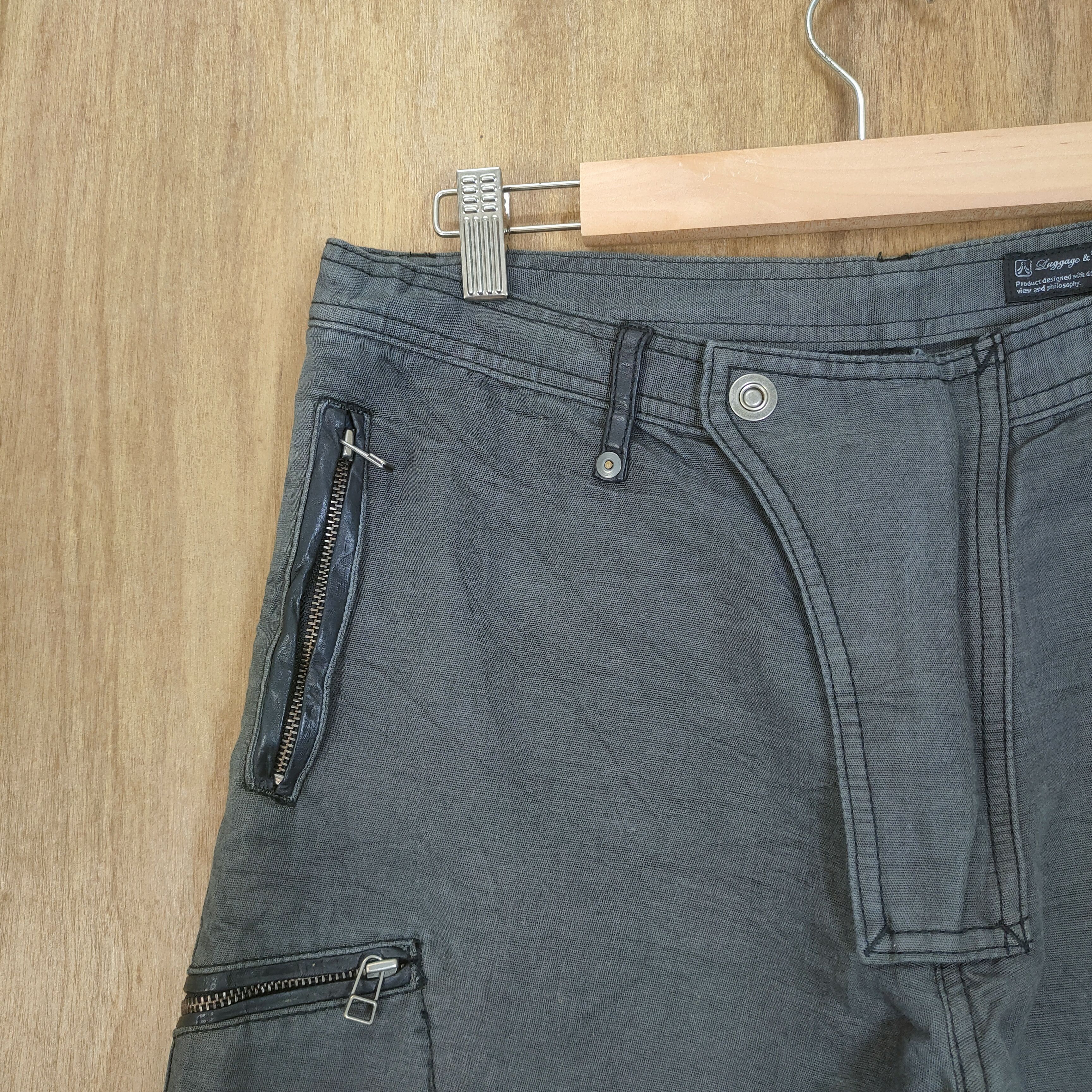 02DERIV. VINTAGE 02DERIV FADED CARGO PANTS ZIPPER LEG Size US 32 / EU 48 - 7 Thumbnail