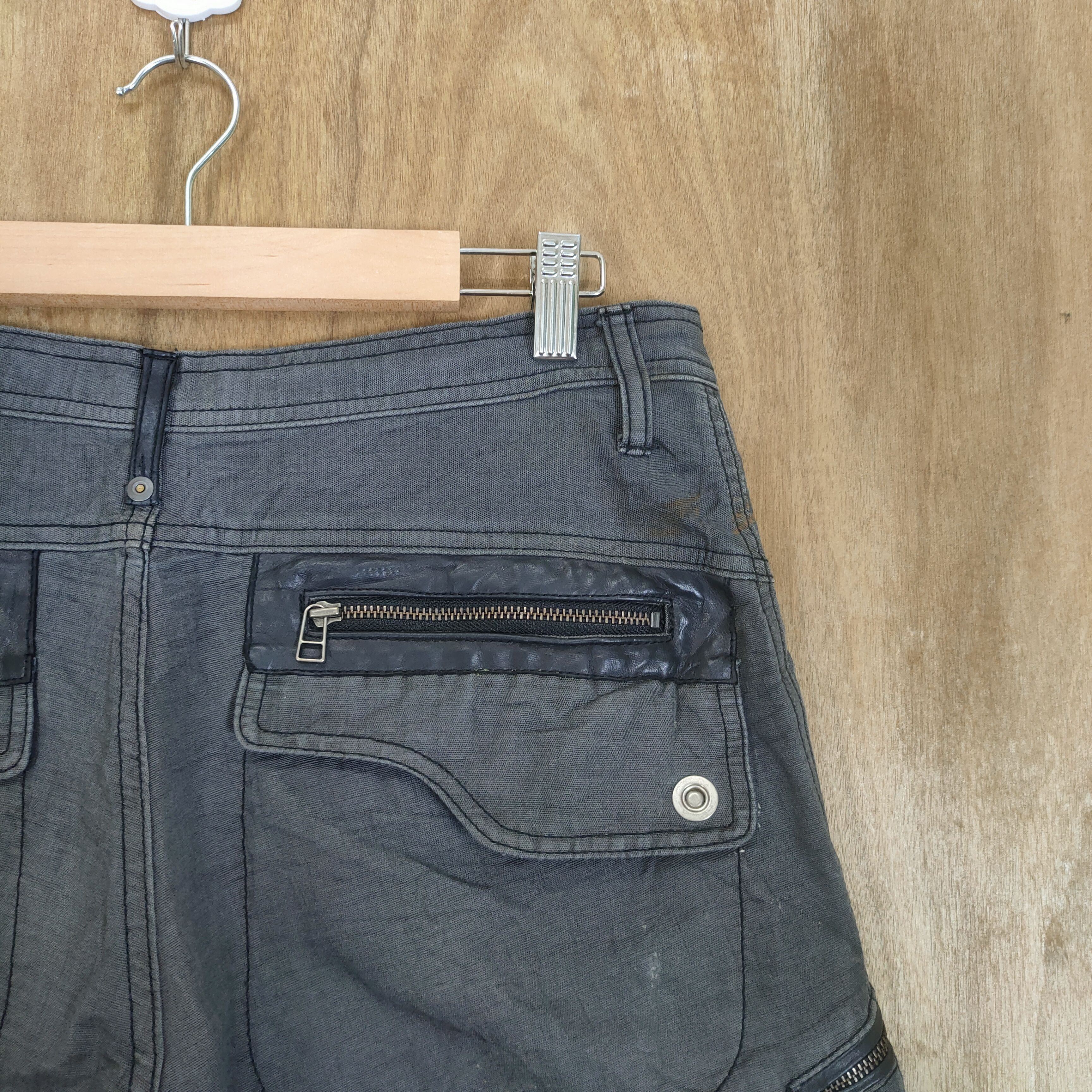 02DERIV. VINTAGE 02DERIV FADED CARGO PANTS ZIPPER LEG Size US 32 / EU 48 - 16 Thumbnail