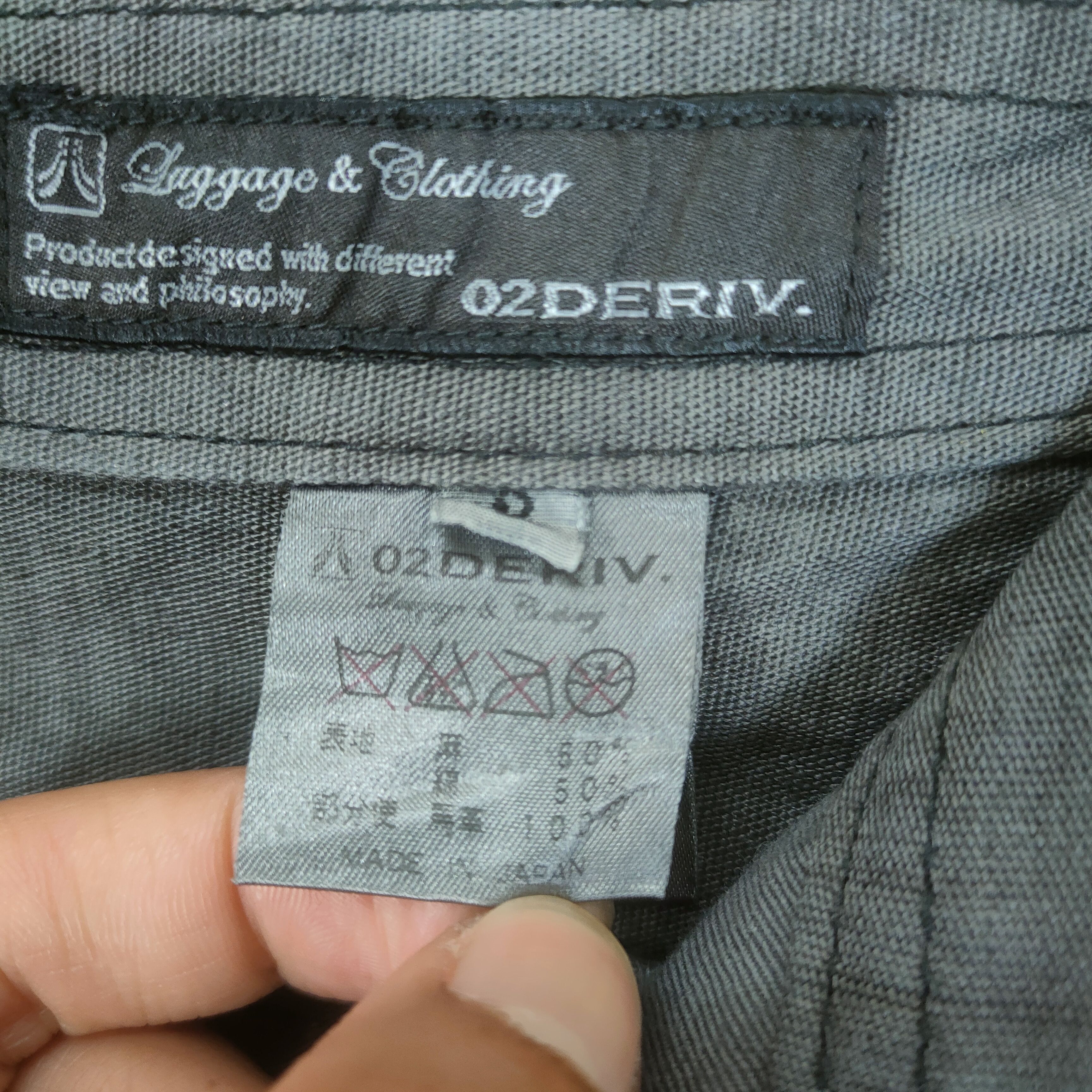 02DERIV. VINTAGE 02DERIV FADED CARGO PANTS ZIPPER LEG Size US 32 / EU 48 - 20 Thumbnail
