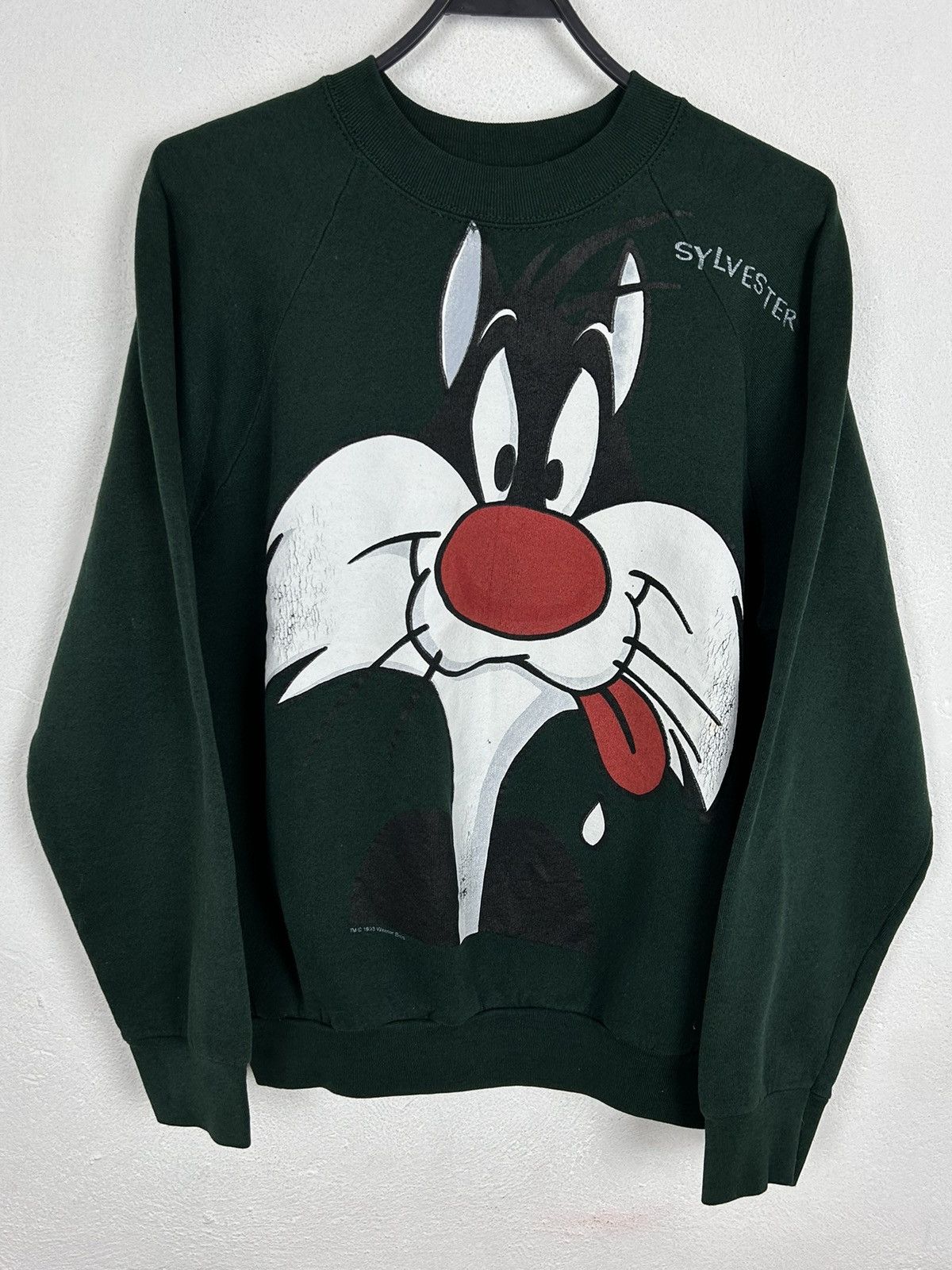 Vintage 90s Vintage Warner Bros 1993 Sylvester Cat Sweat Crewneck Size US M / EU 48-50 / 2 - 1 Thumbnail