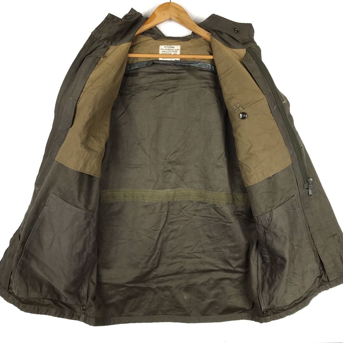 Vintage Rare!! Vintage 1985 WEGSCHEIDER German Army Jacket Parka Size US L / EU 52-54 / 3 - 4 Thumbnail