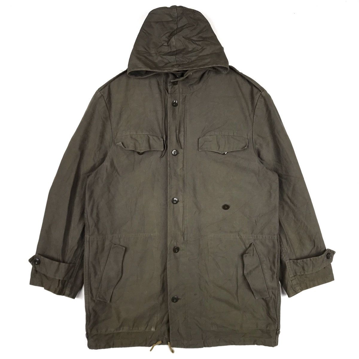Vintage Rare!! Vintage 1985 WEGSCHEIDER German Army Jacket Parka Size US L / EU 52-54 / 3 - 1 Thumbnail