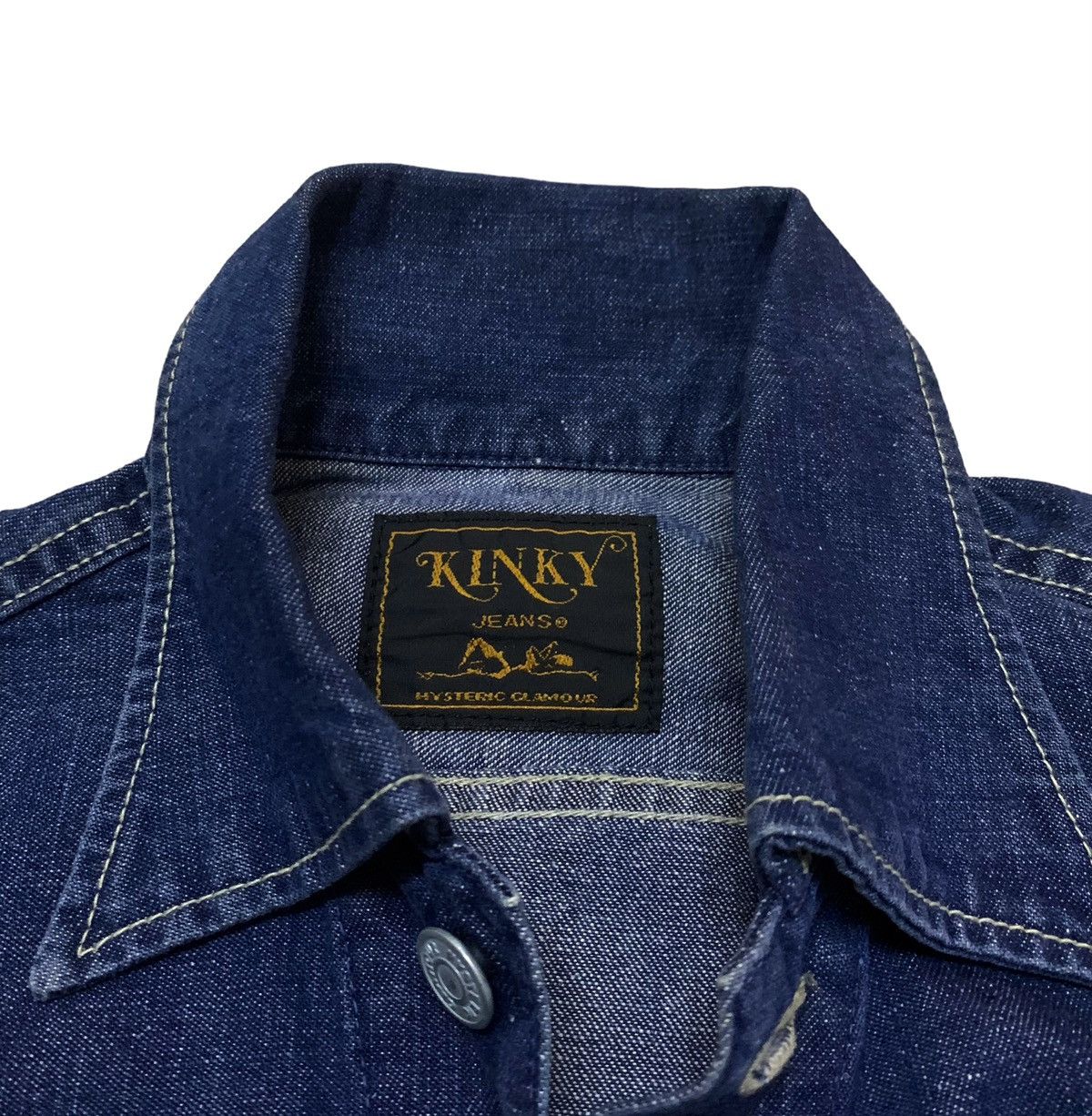 Hysteric Glamour Rare Vintage Hysteric Glamour Trucker Denim Jacket 1990s Size US S / EU 44-46 / 1 - 8 Thumbnail