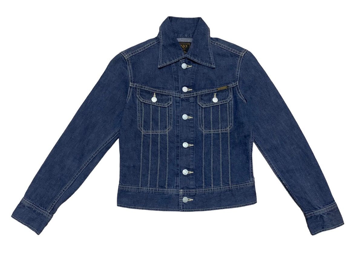 Hysteric Glamour Rare Vintage Hysteric Glamour Trucker Denim Jacket 1990s Size US S / EU 44-46 / 1 - 2 Thumbnail