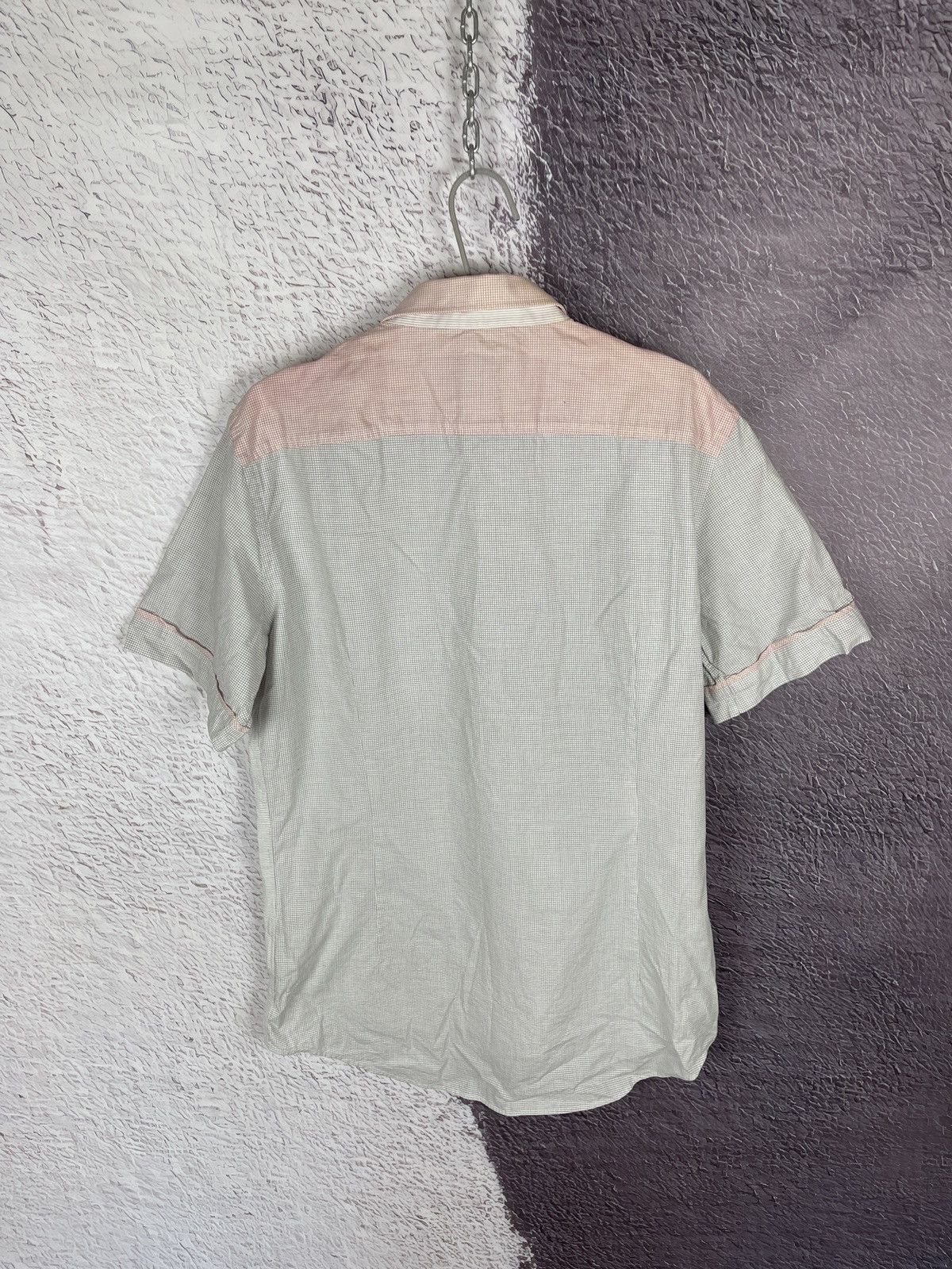 Vivienne Westwood Vivienne Westwood 2 color striped checkered ss shirt logo Size US L / EU 52-54 / 3 - 11 Thumbnail