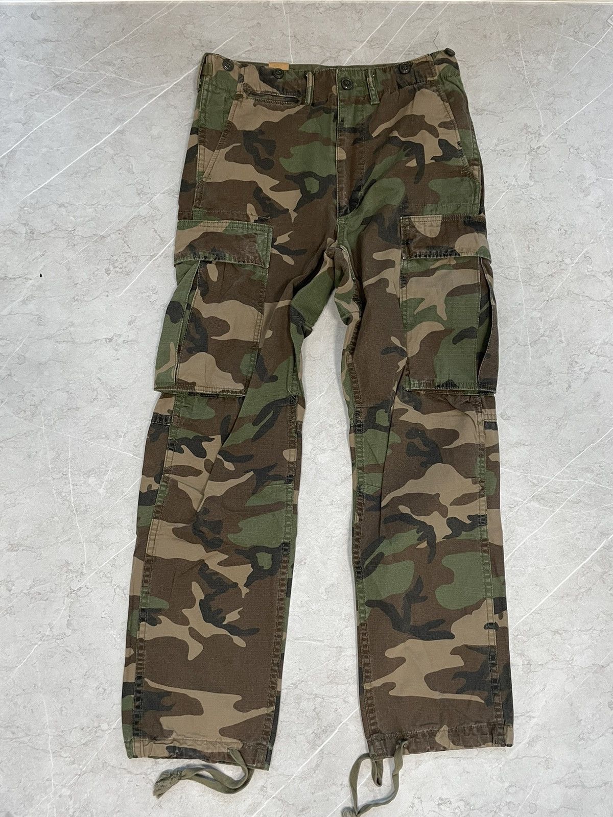 Polo Ralph Lauren × RRL Ralph Lauren × Vintage Camo rip stop trouser ...