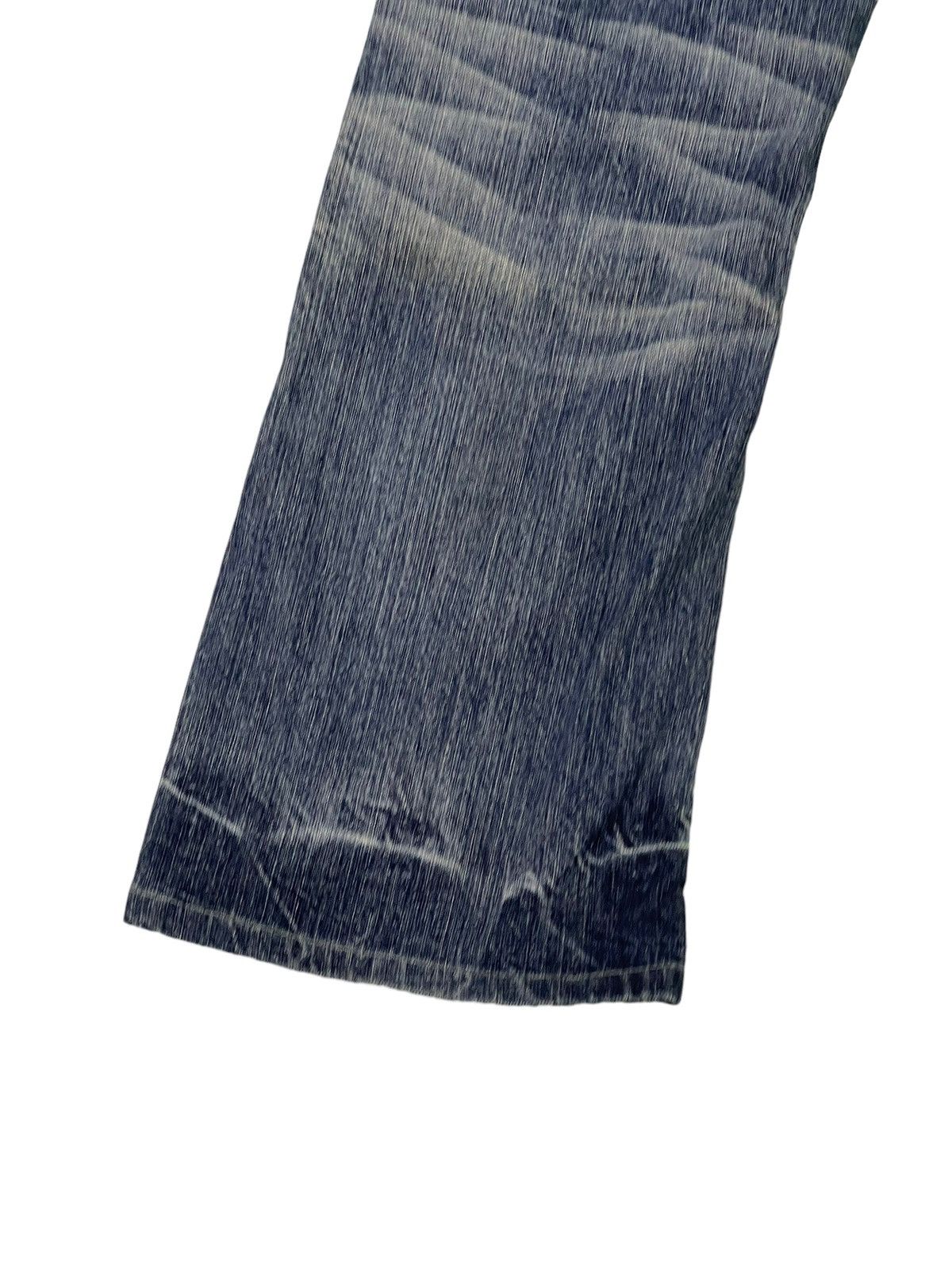 Japanese Brand Flare Jeans Key Closet Slim Distress Denim Boot Cut 7🟦 Size US 35 - 16 Thumbnail