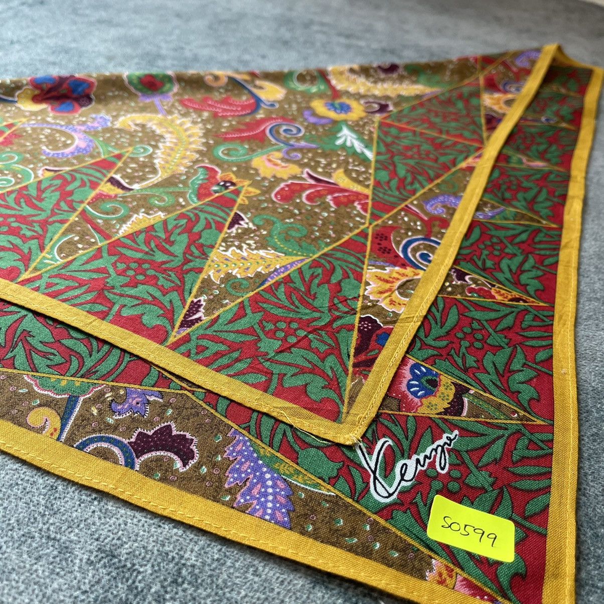 Kenzo Kenzo Batik Handkerchief Neckerchief Bandana Turban Size ONE SIZE - 6 Thumbnail