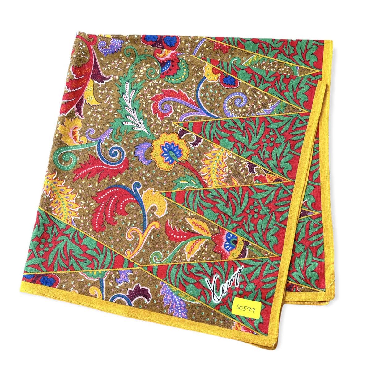 Kenzo Kenzo Batik Handkerchief Neckerchief Bandana Turban Size ONE SIZE - 1 Thumbnail