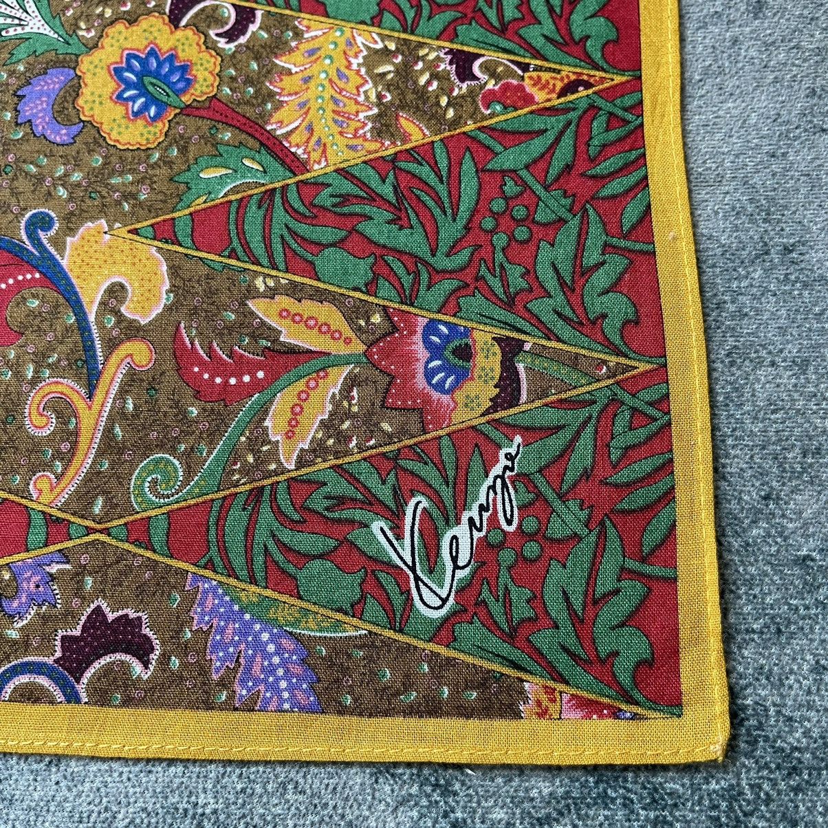 Kenzo Kenzo Batik Handkerchief Neckerchief Bandana Turban Size ONE SIZE - 3 Thumbnail