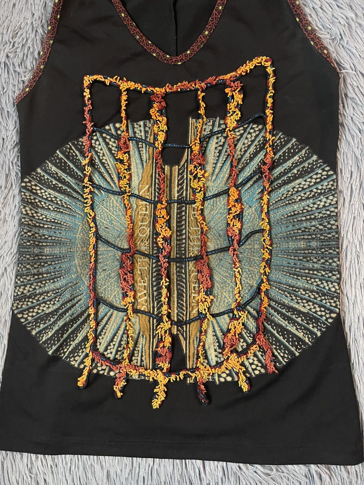 Vintage Save the Queen avant garde Y2K vtg jpg style mesh tank top Size M / US 6-8 / IT 42-44 - 2 Thumbnail